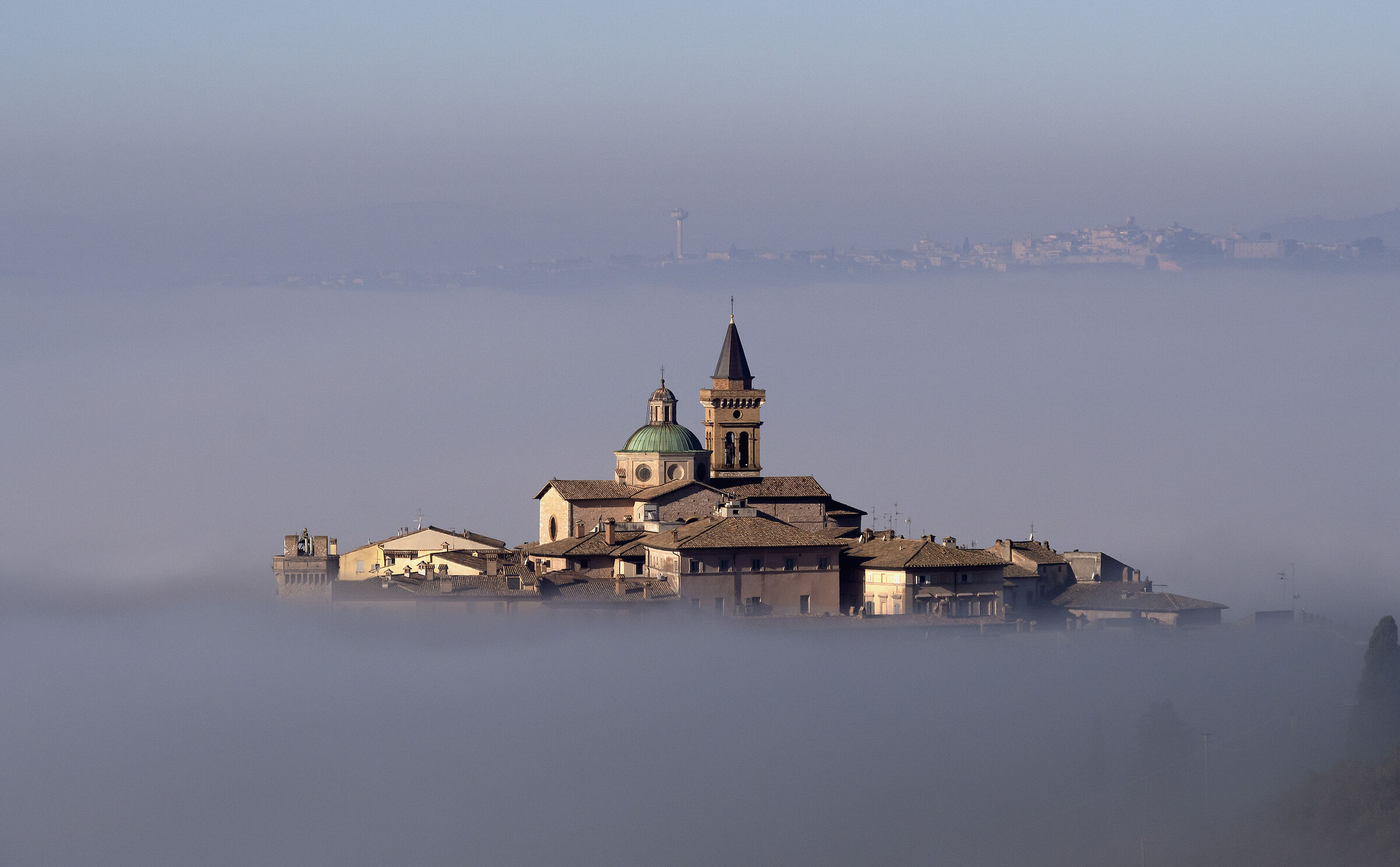 Submerged Trevi (and in the background Montefalco)