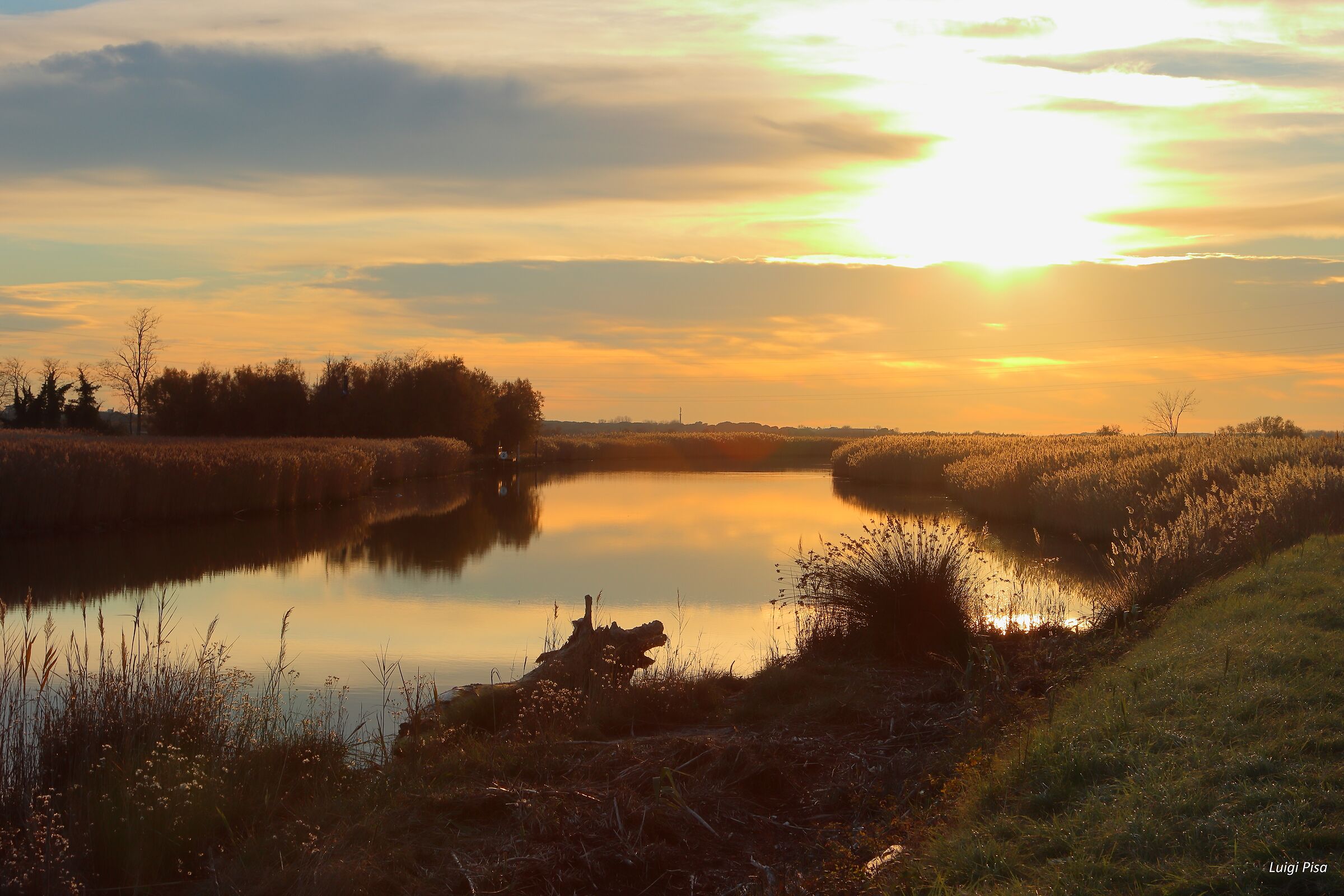 Tramonto sul Tagliamento