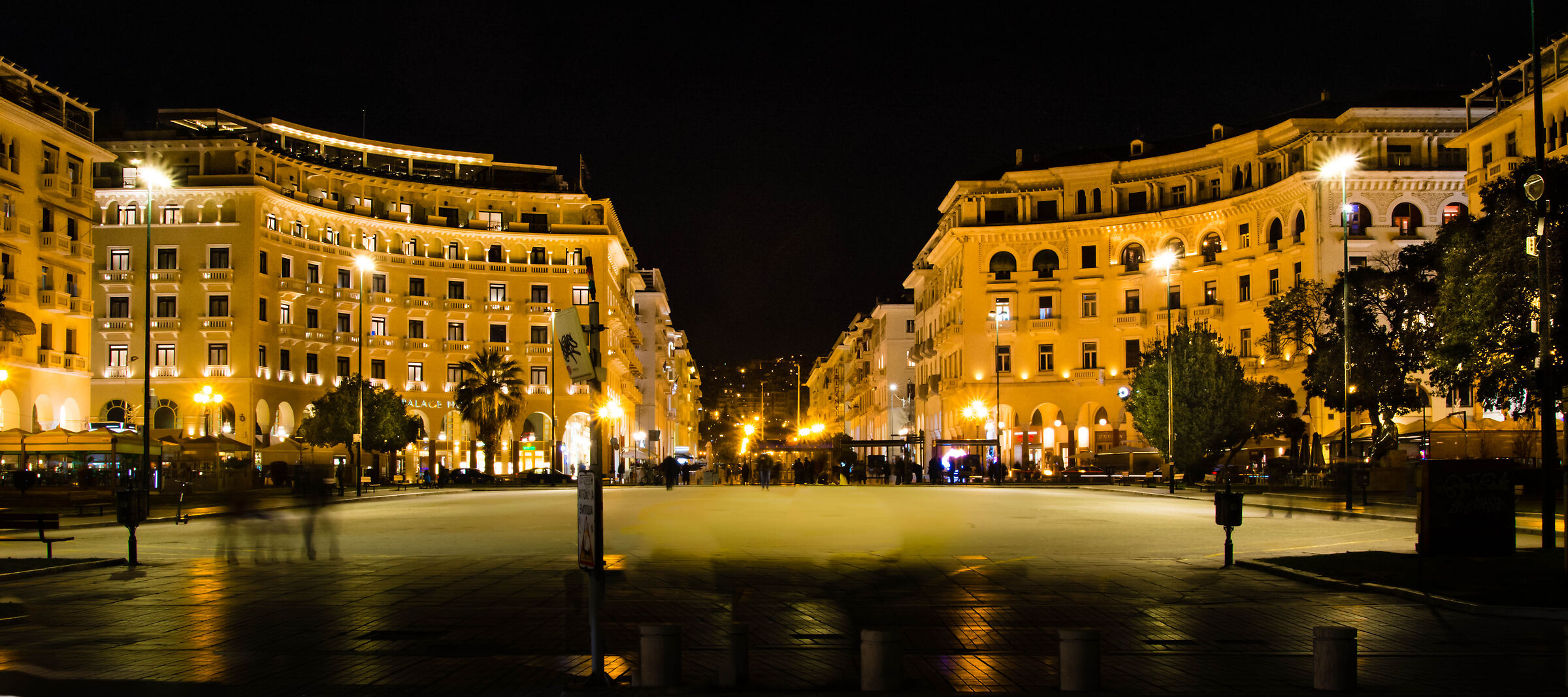 Piazza Aristotele landscape
