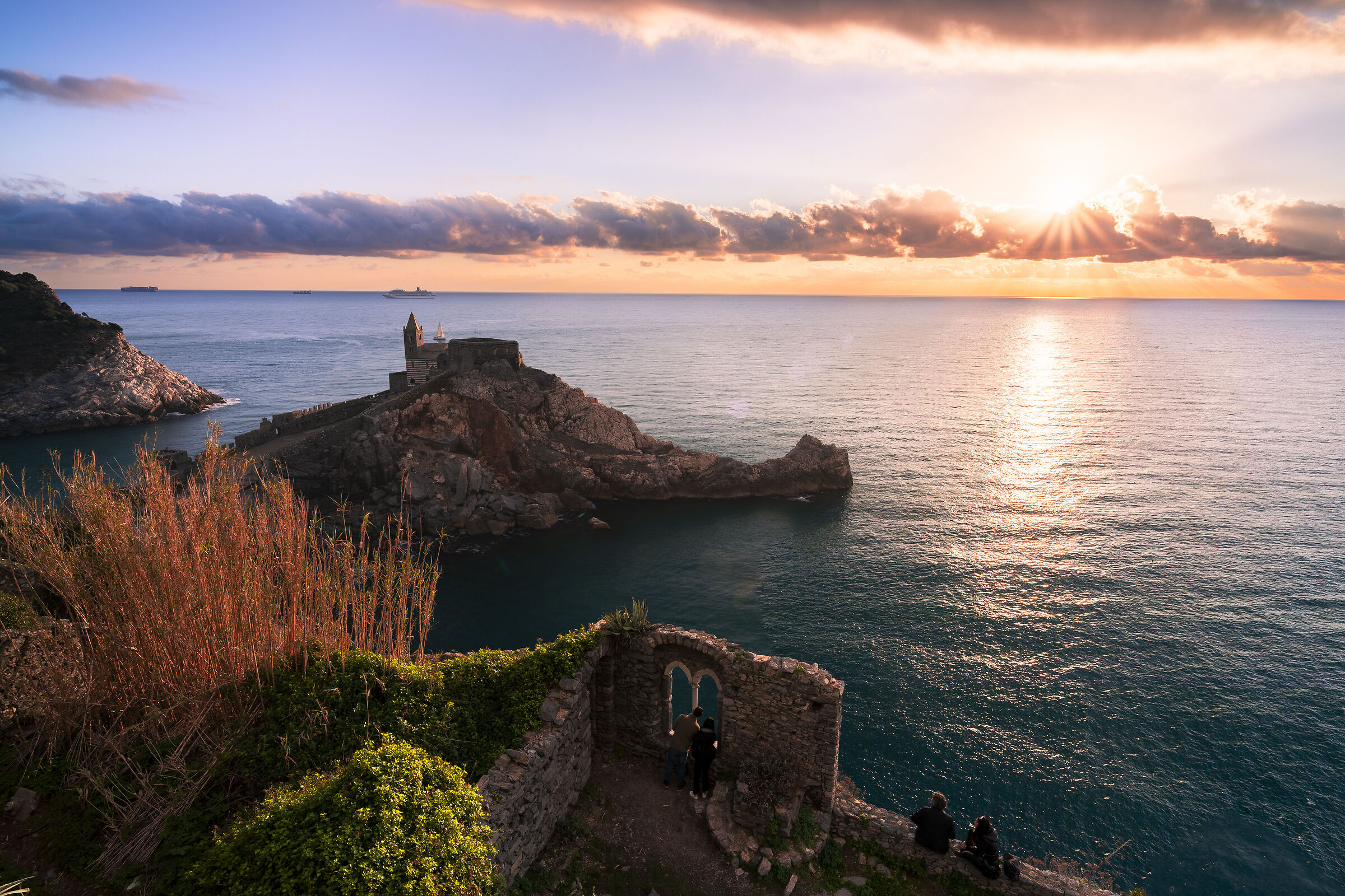 Portovenere at sunset