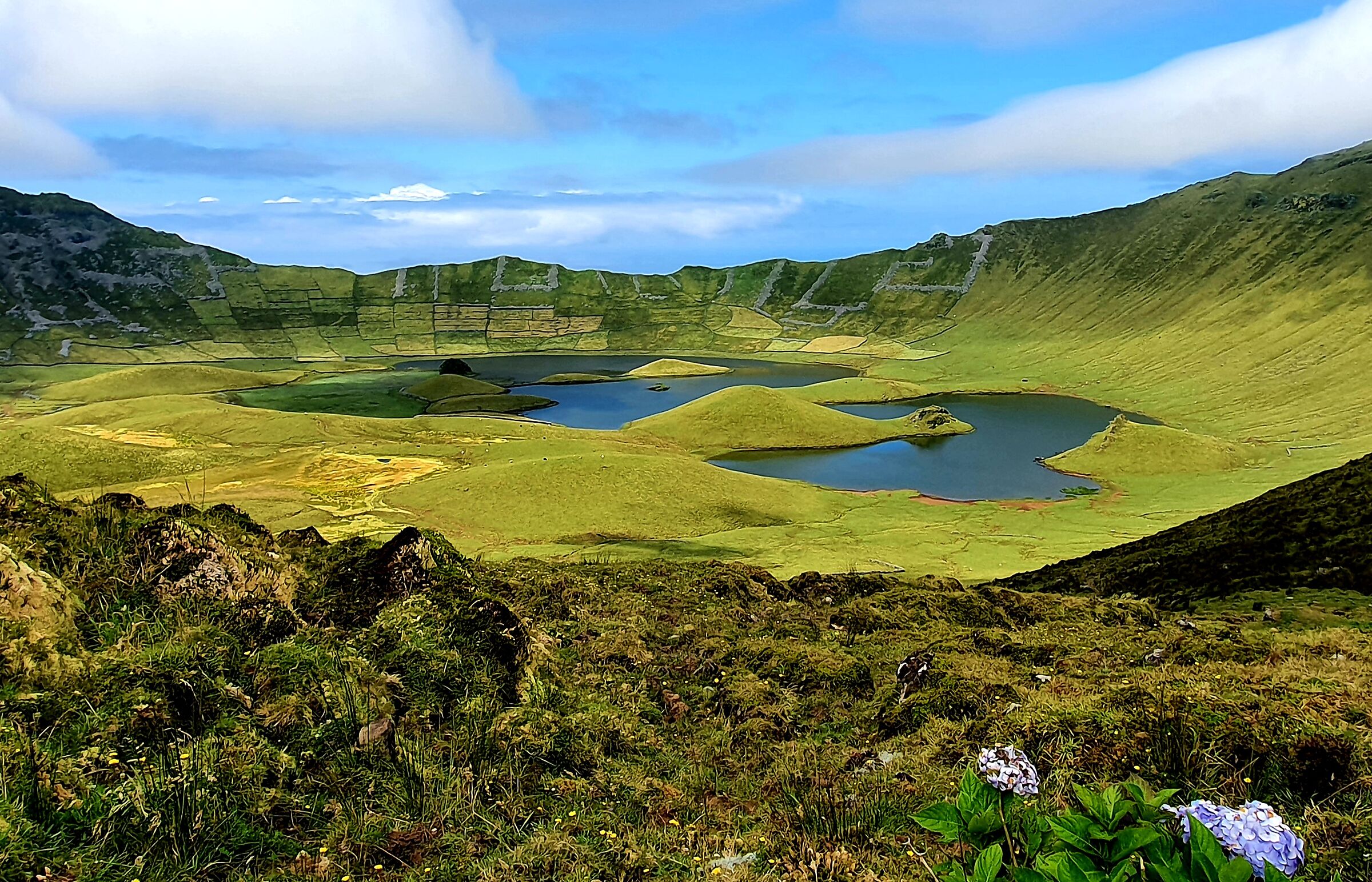 Corvo island caldeirau