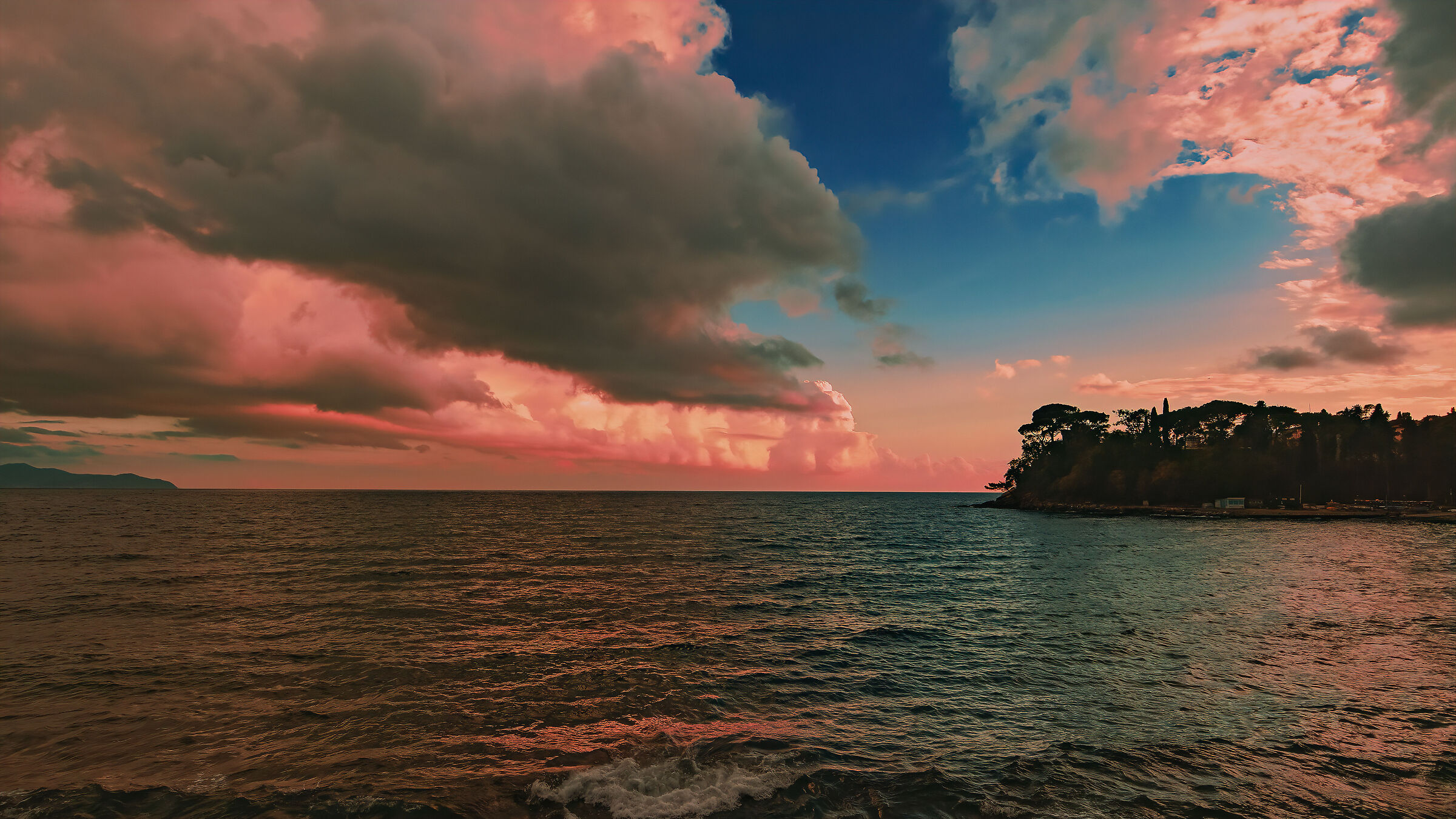 Tramonto in rosa