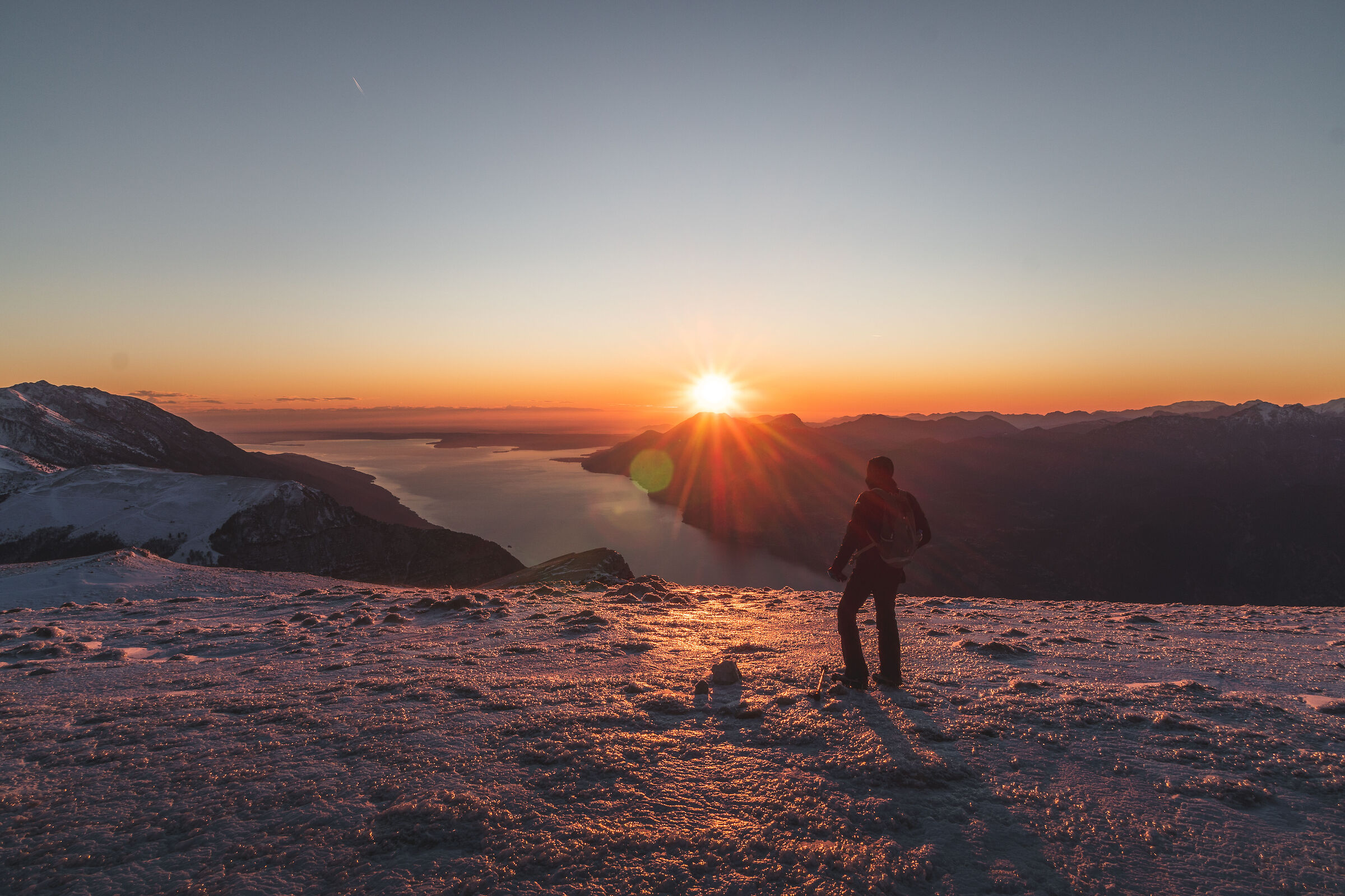 Tramonto Invernale sul Altissimo