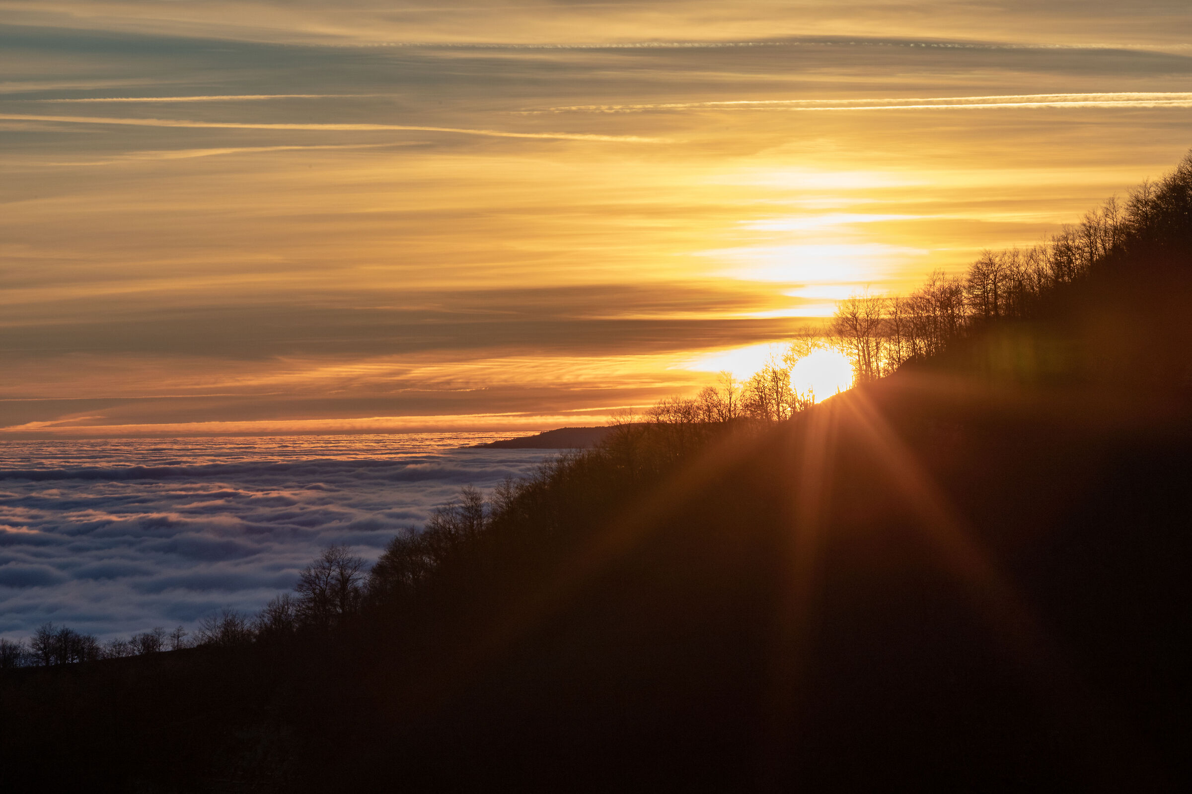 Sunset from Bocca Trabaria