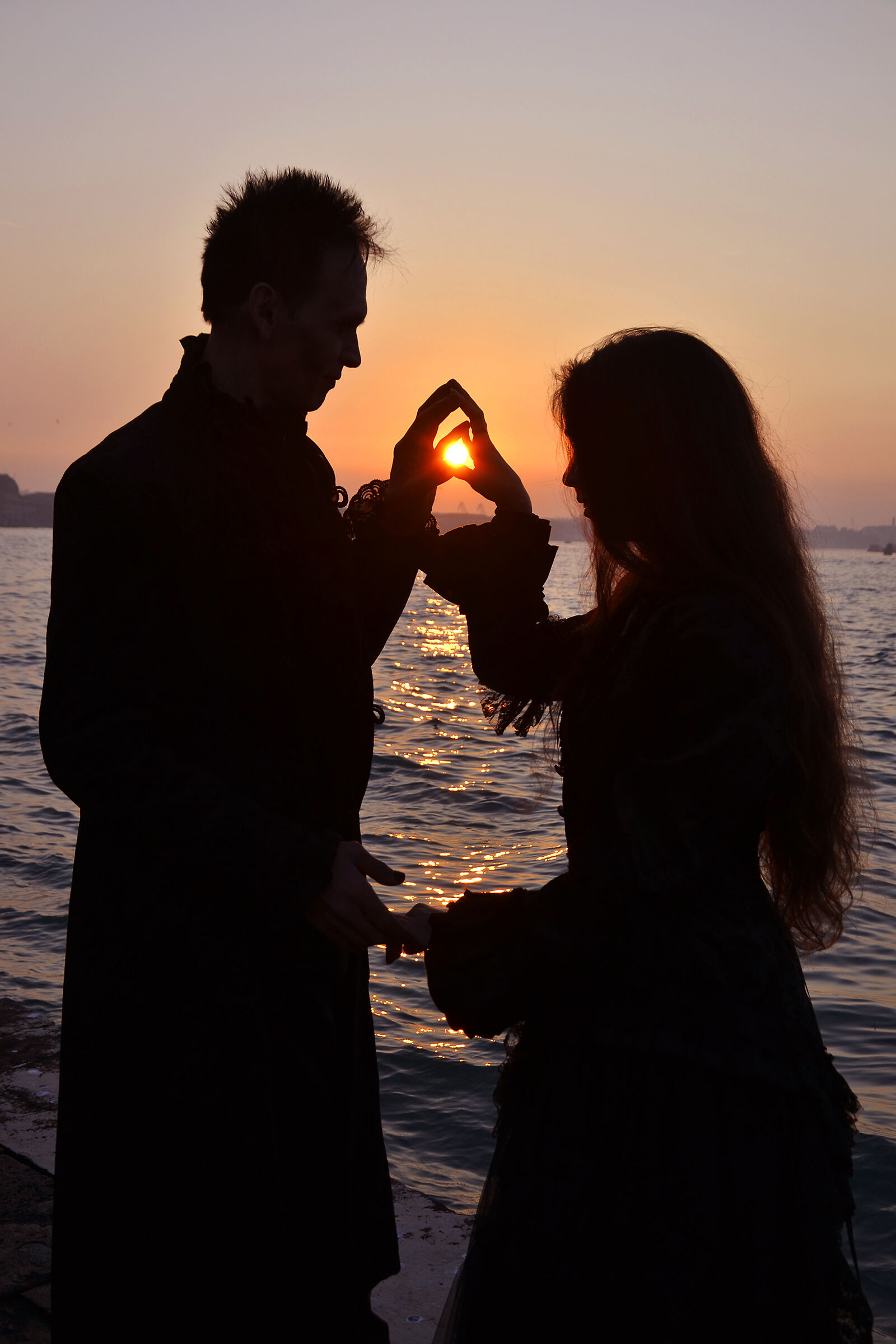 Sunset in your hands