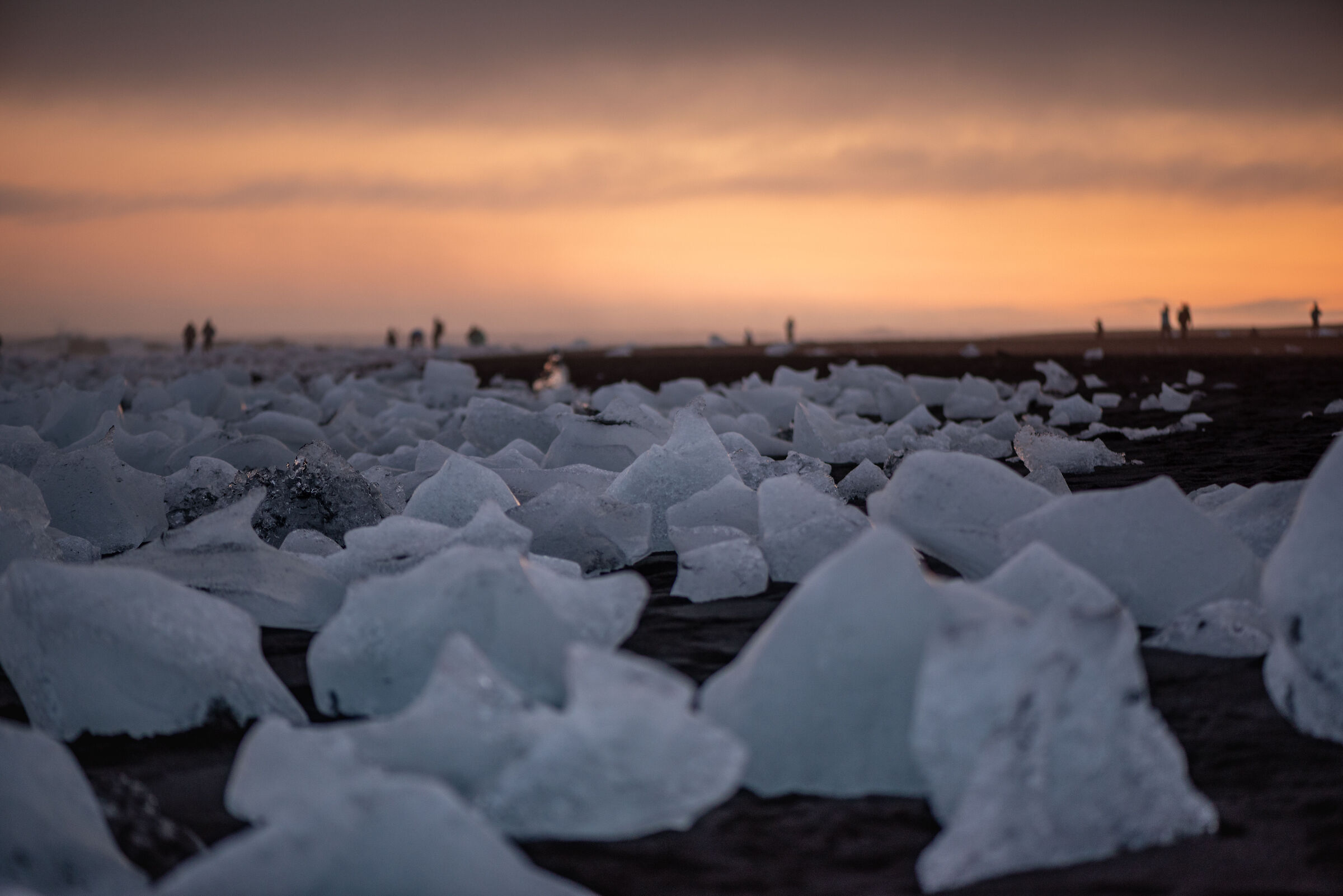 For me black sand with ice