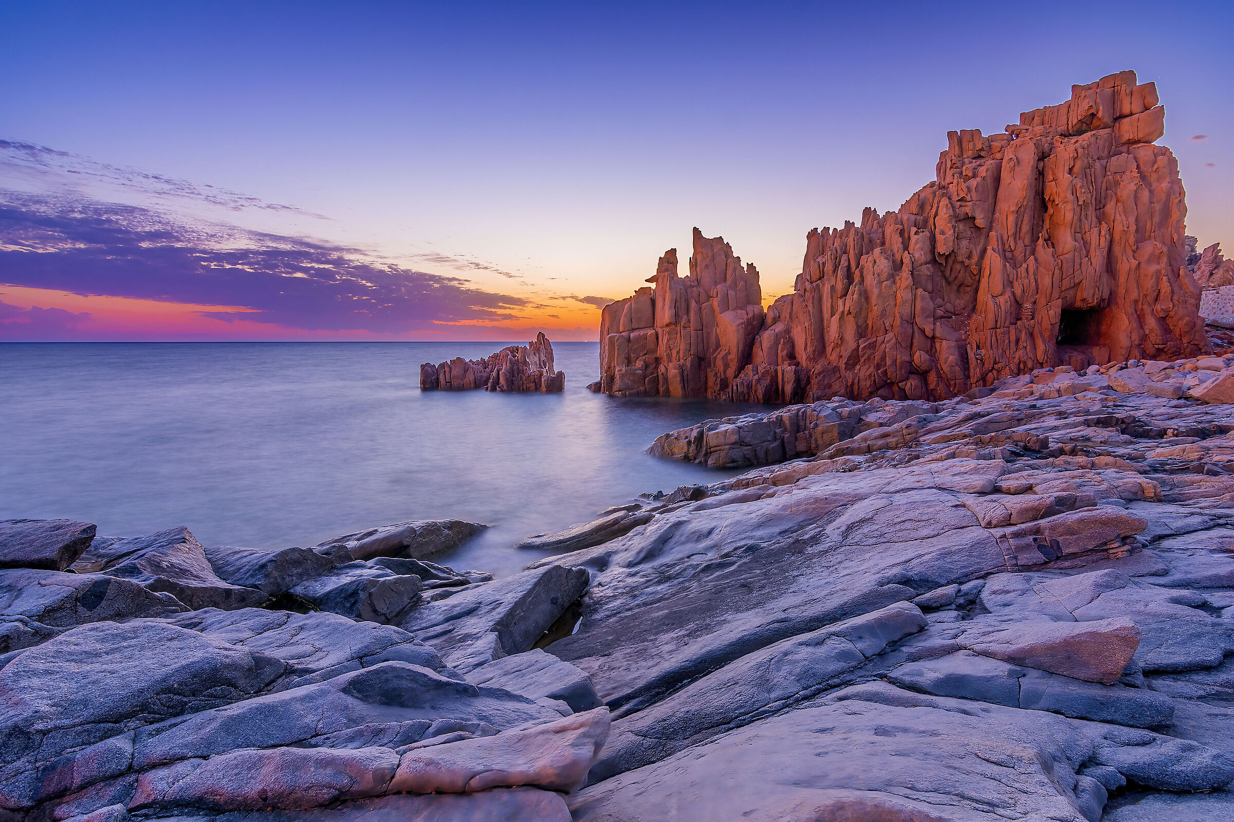 L'alba sulle Rocce Rosse