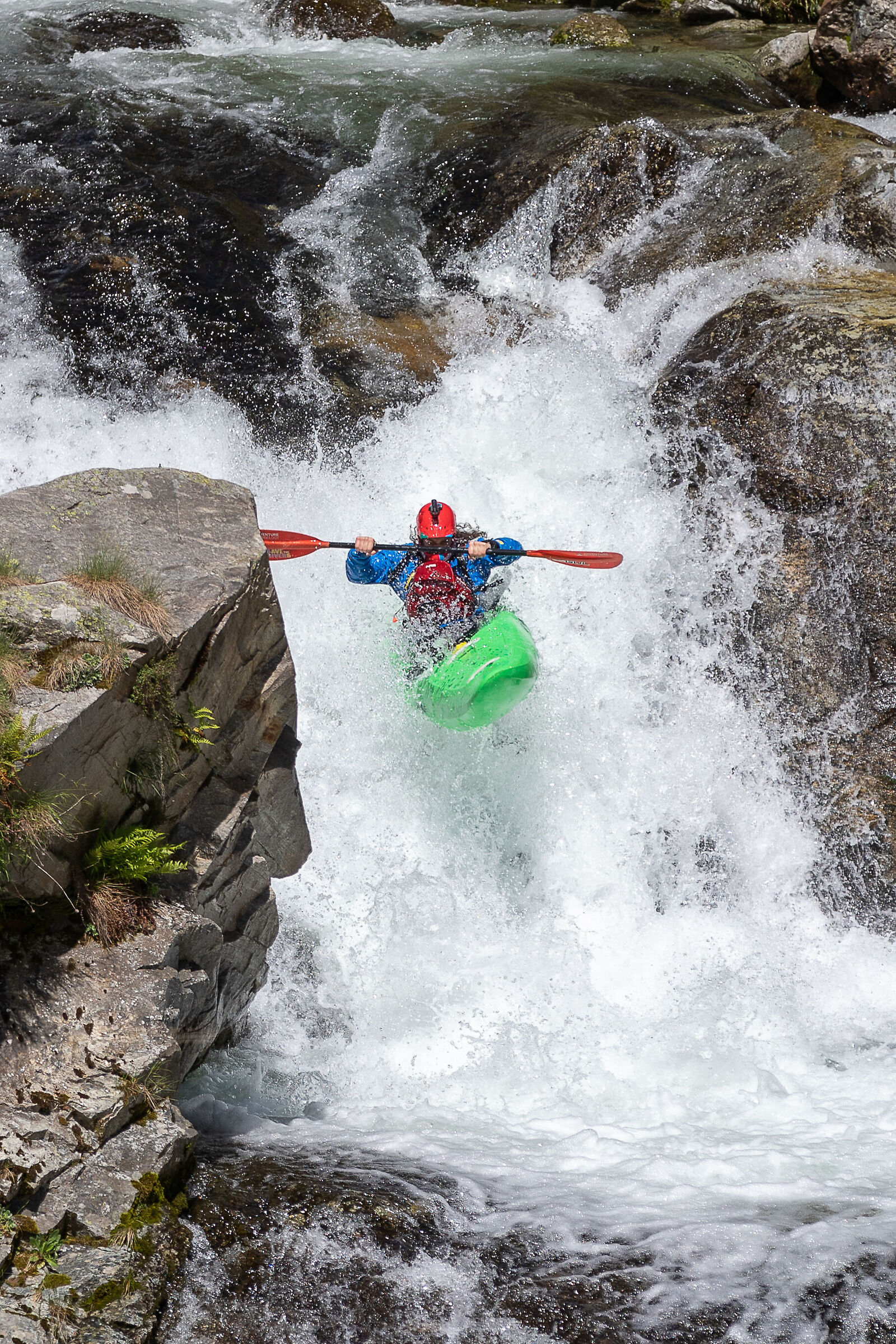 Kayak - Carlo sui salti del Gronda