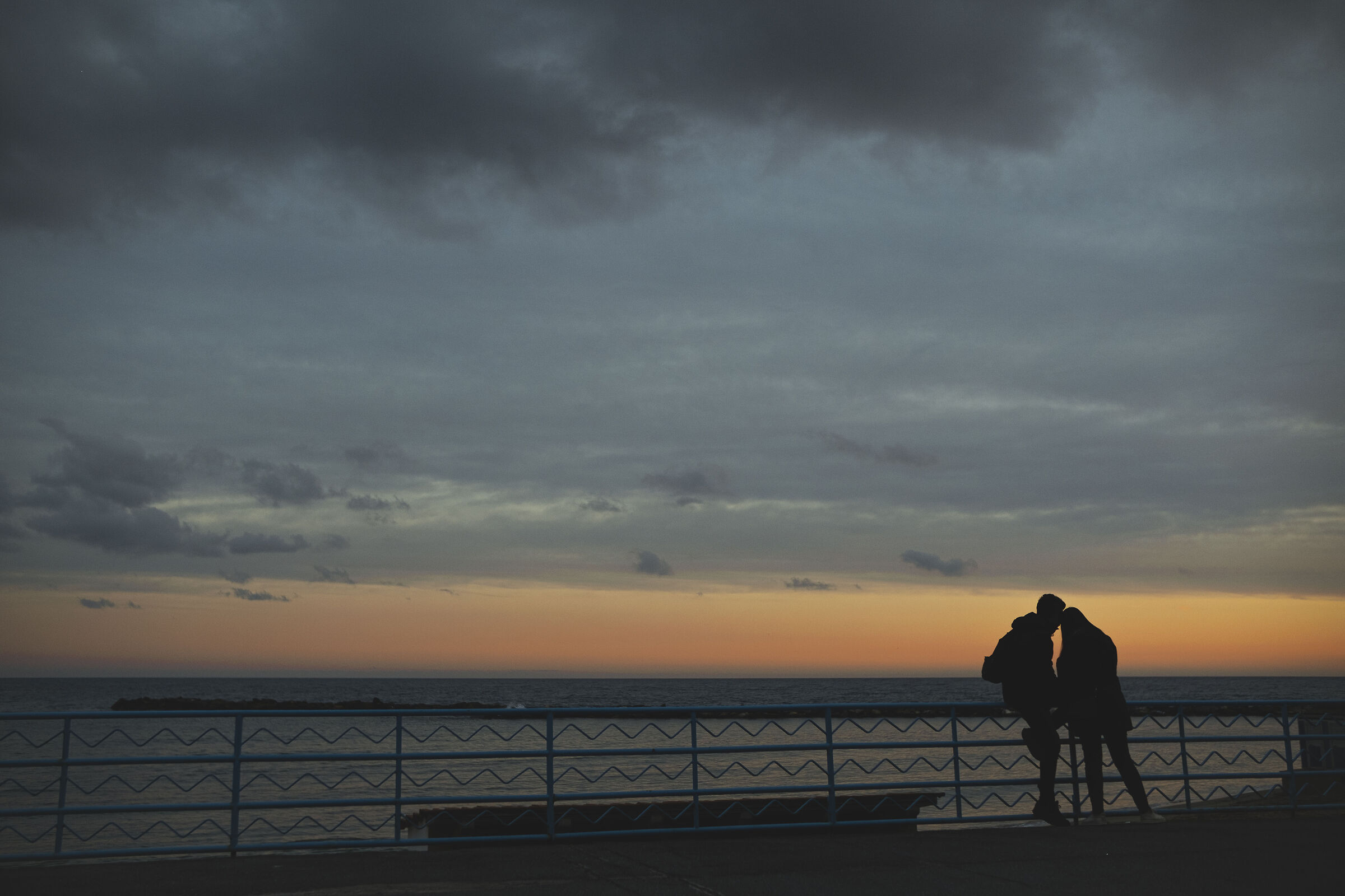 Amanti all'imbrunire