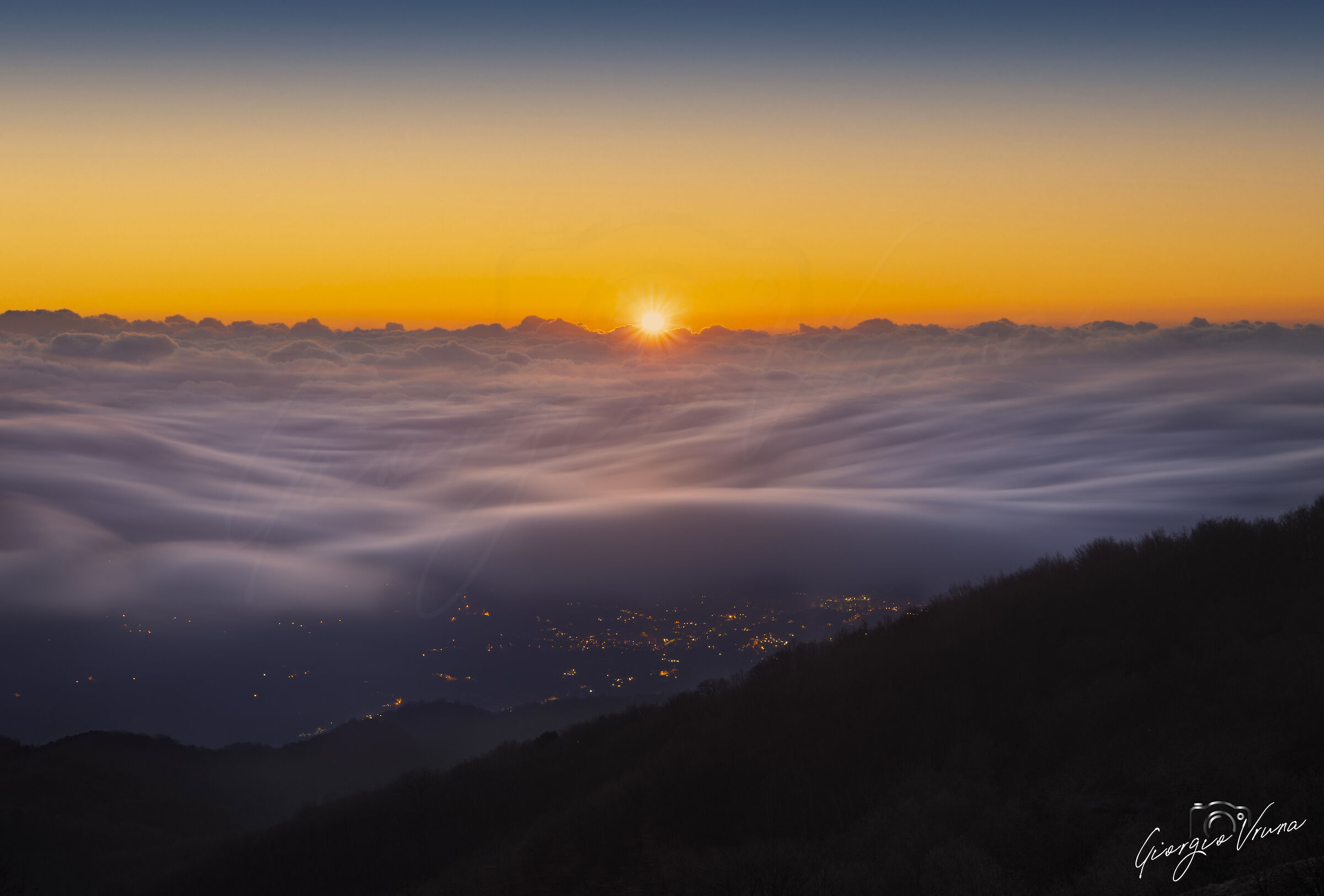 The city under the clouds