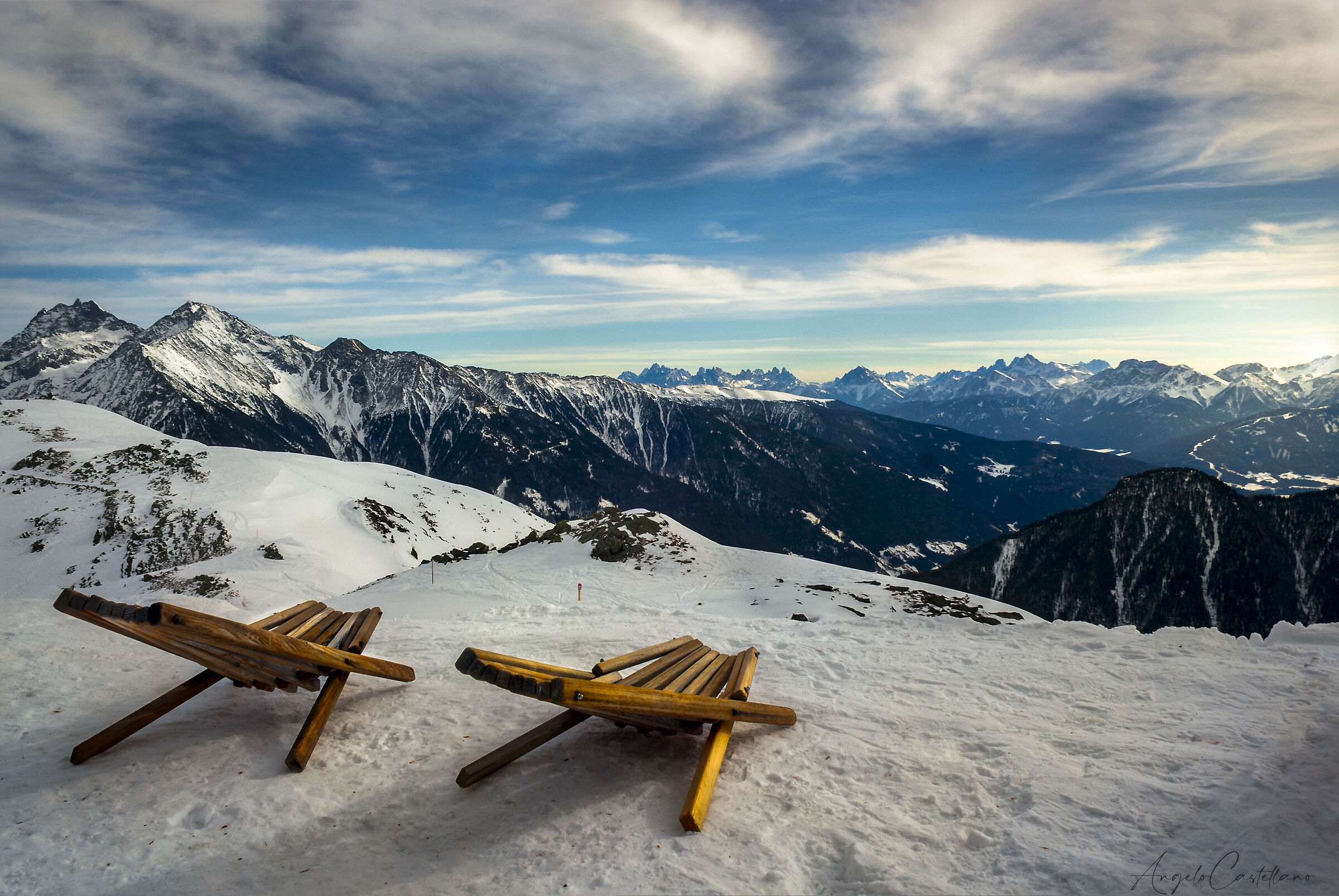 A life view of the Dolomites