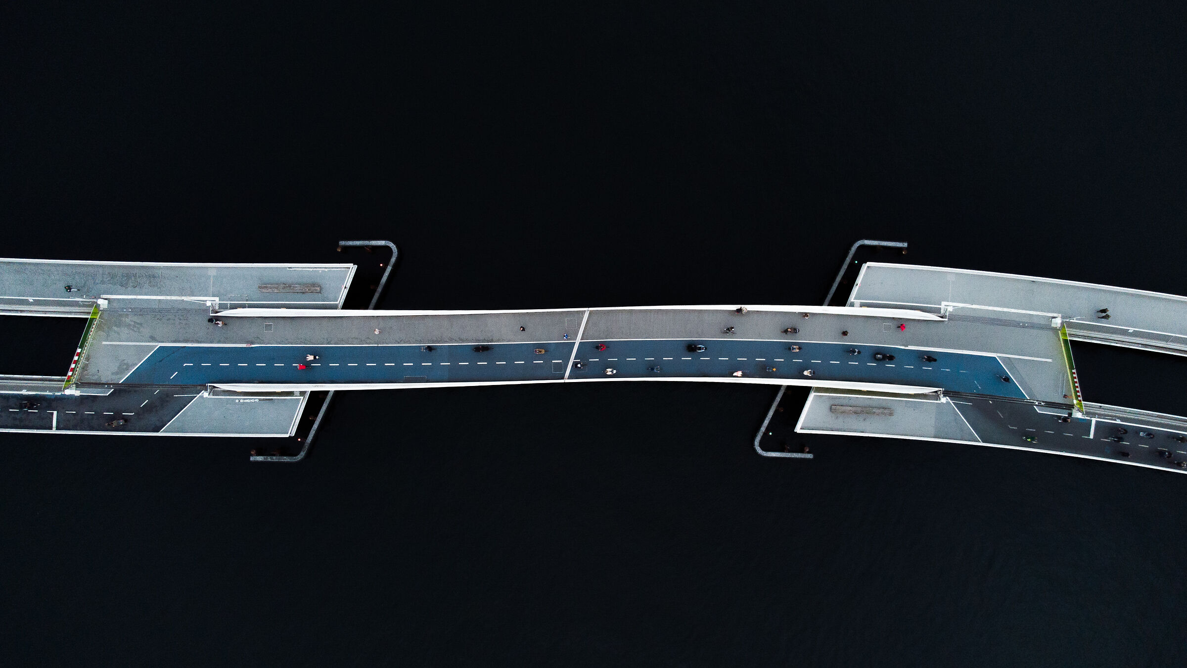 Inderhavnsbroen ponti dall'alto a Copenaghen