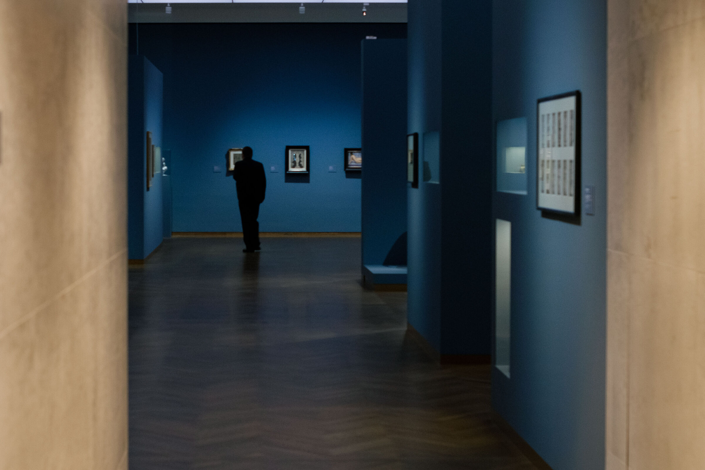 A shadow in the museum