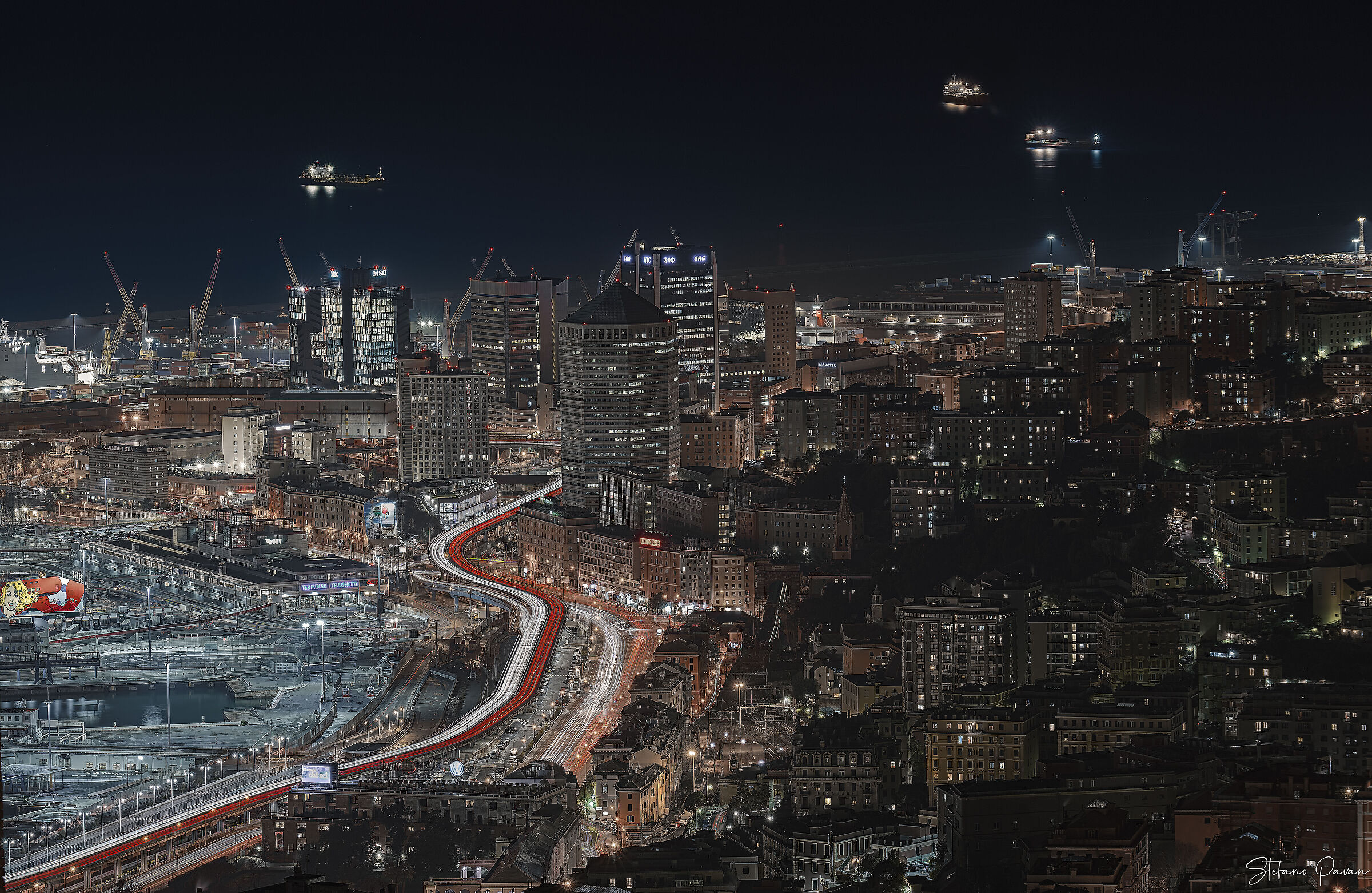 Vista da Righi su Genova