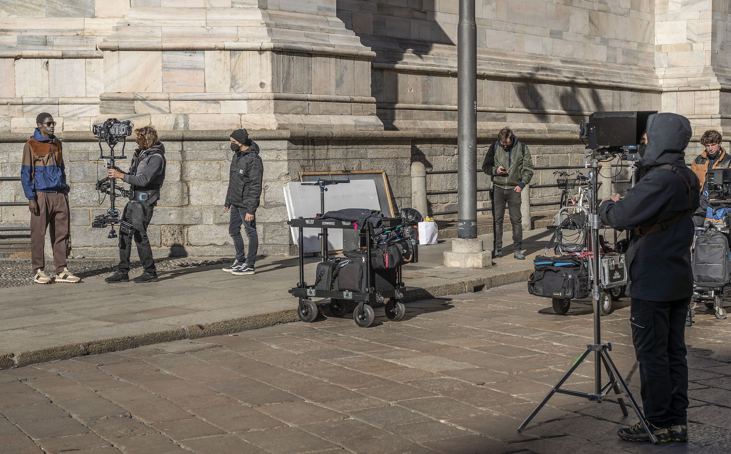 Piazza del Duomo - Making a video - 1
