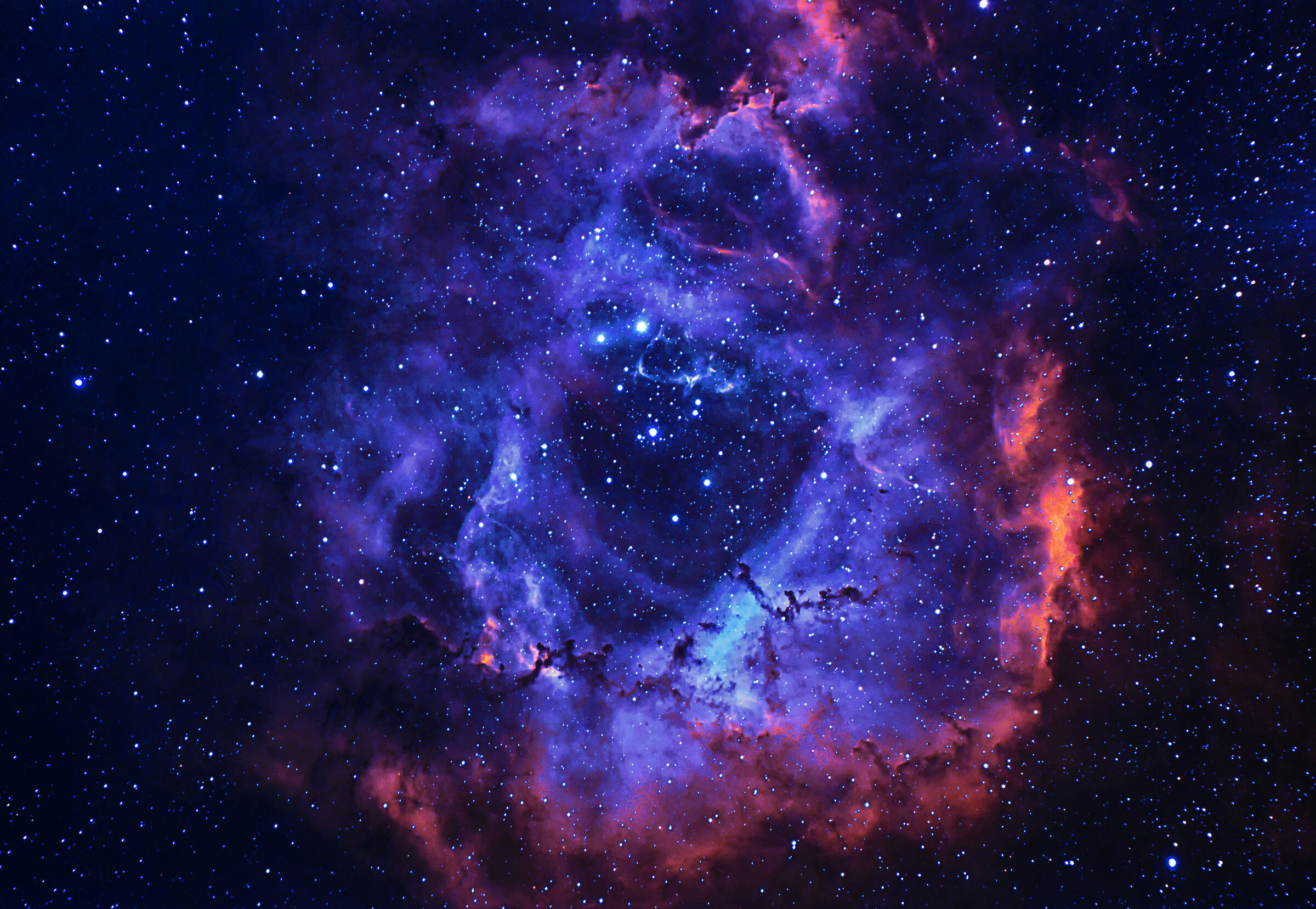 Rosetta in false huble palette