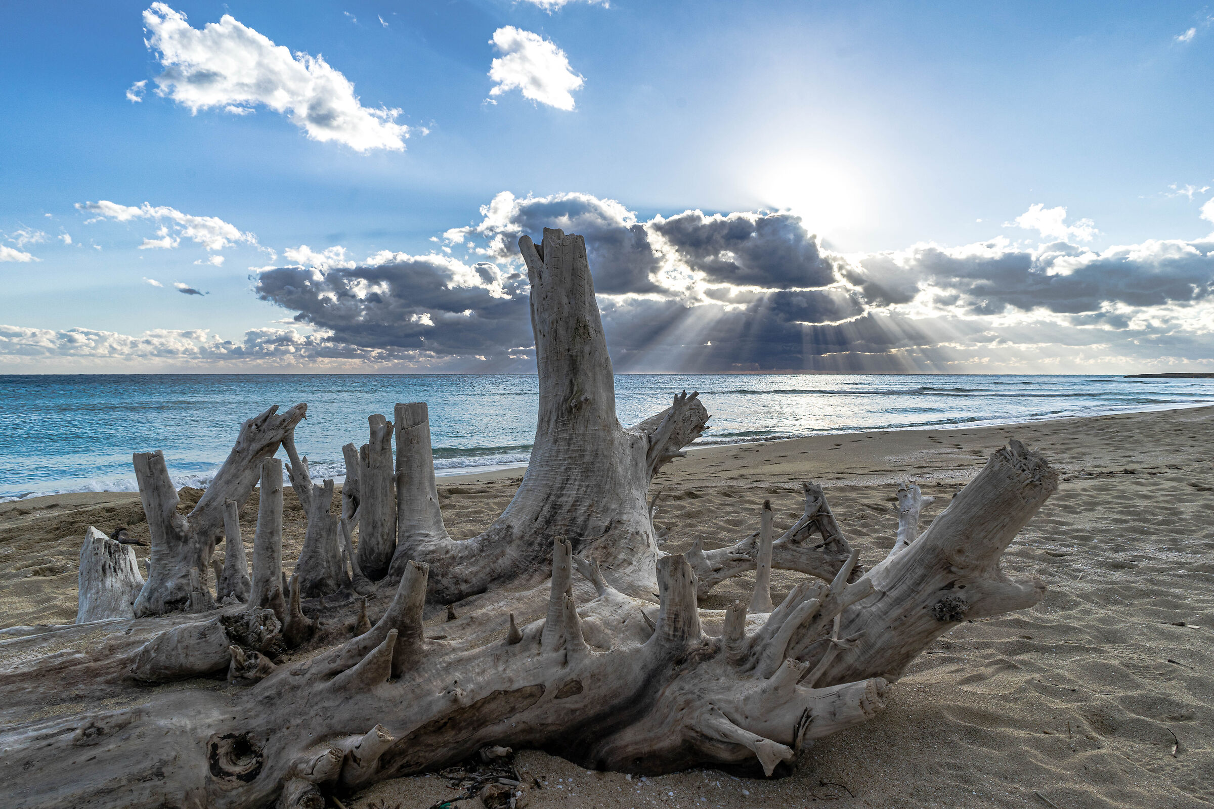 Dopo una mareggiata, Salento