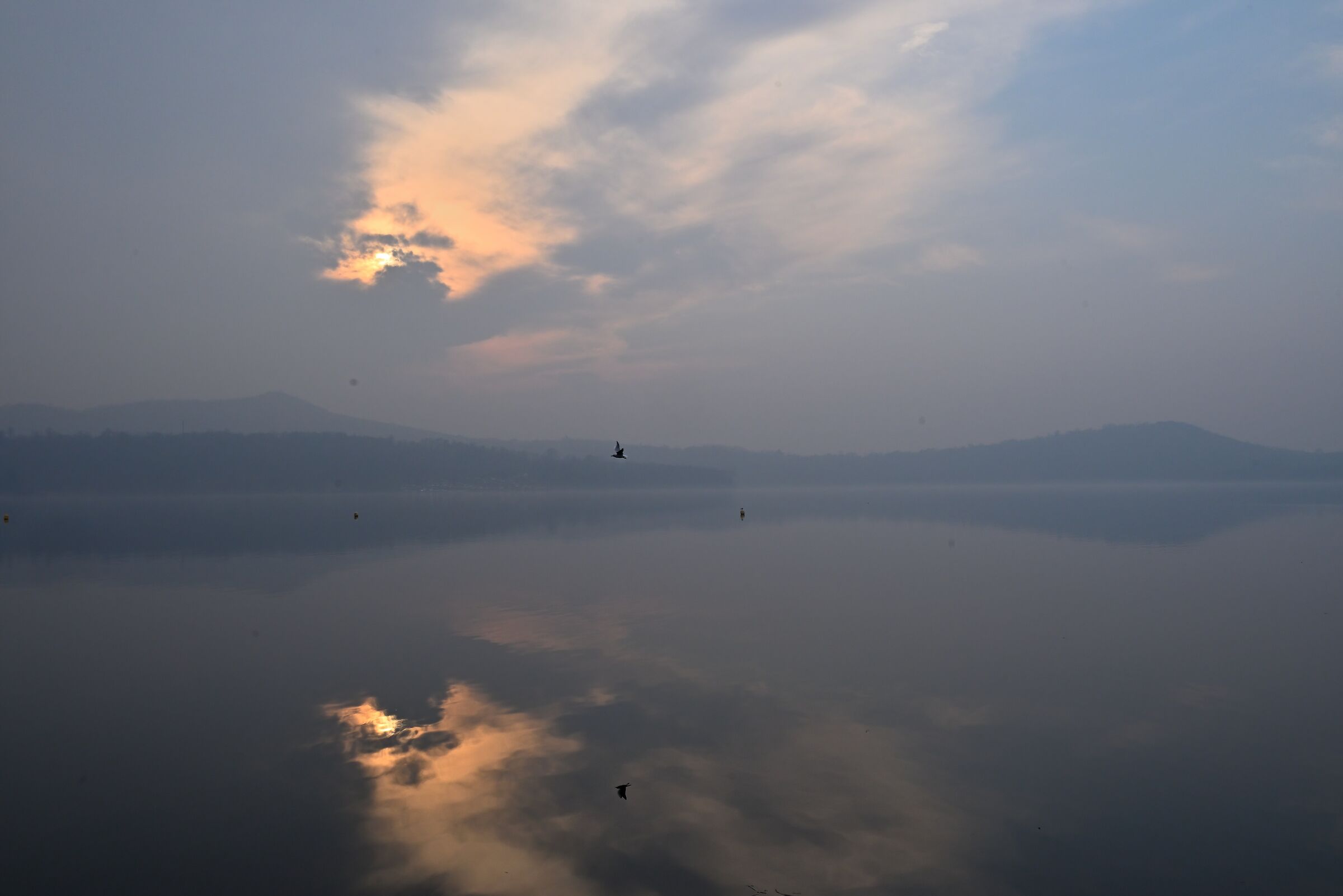 lake in winter