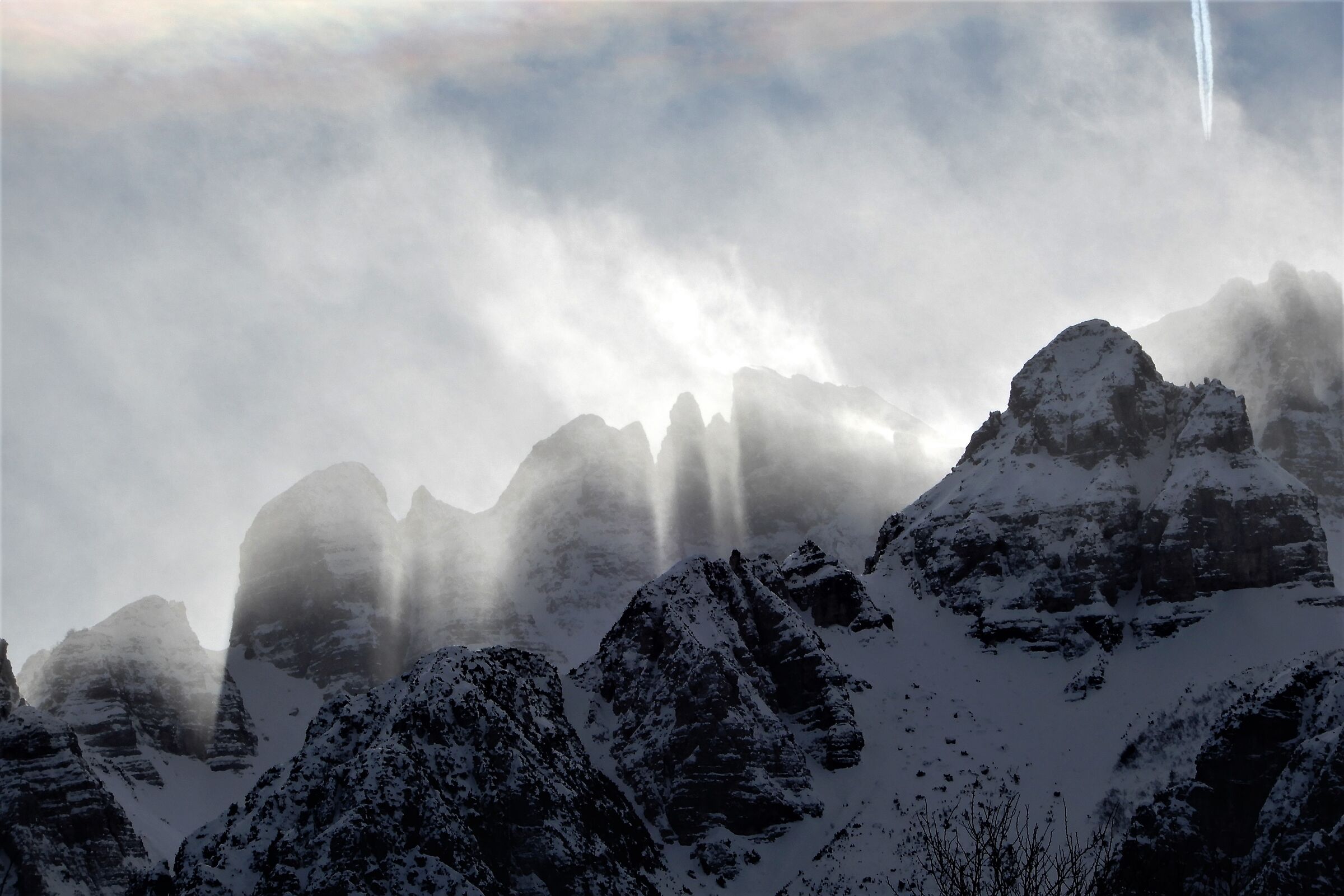 Giochi di luci e nebbie - Gruppo del Carega