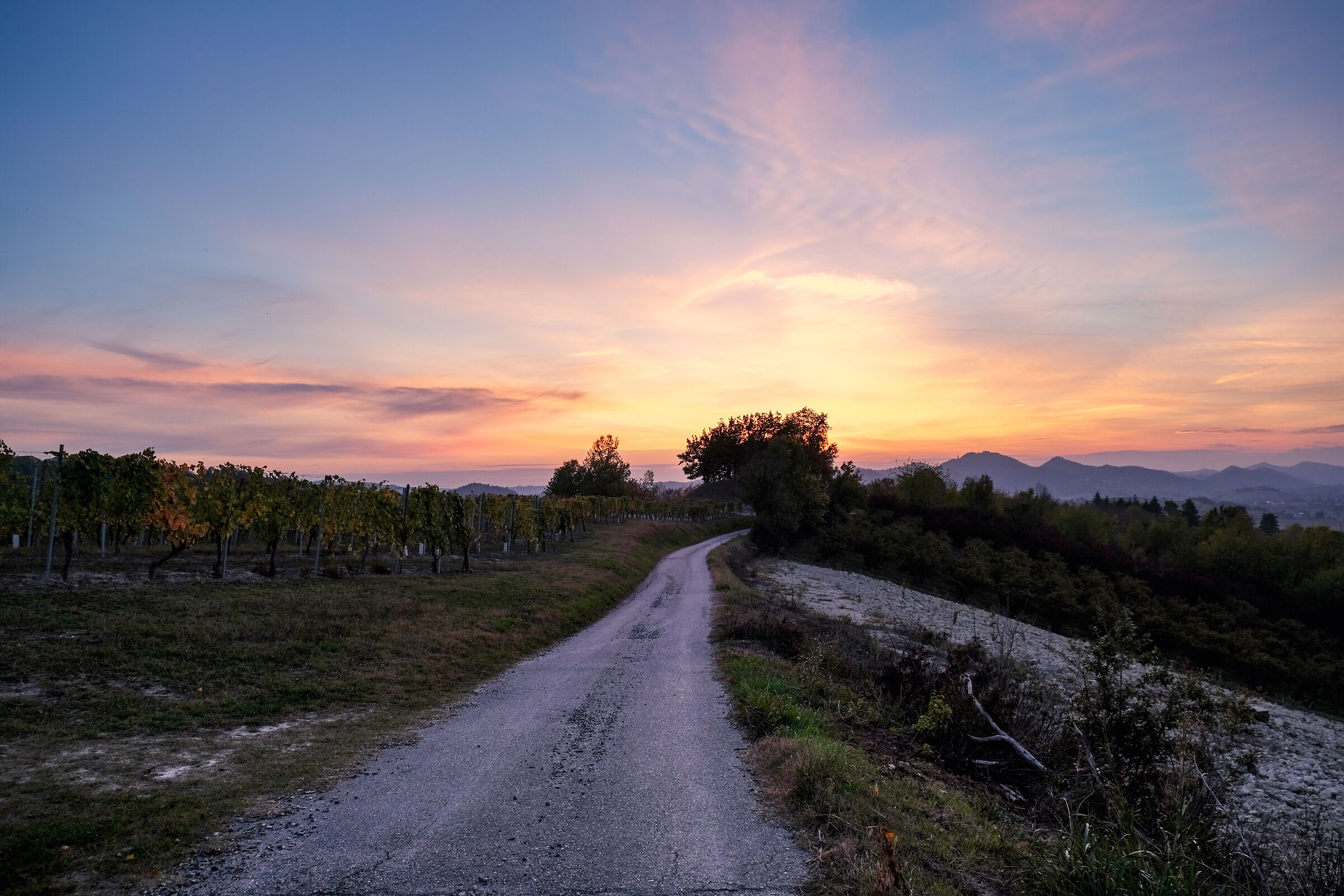Sunset in Treville