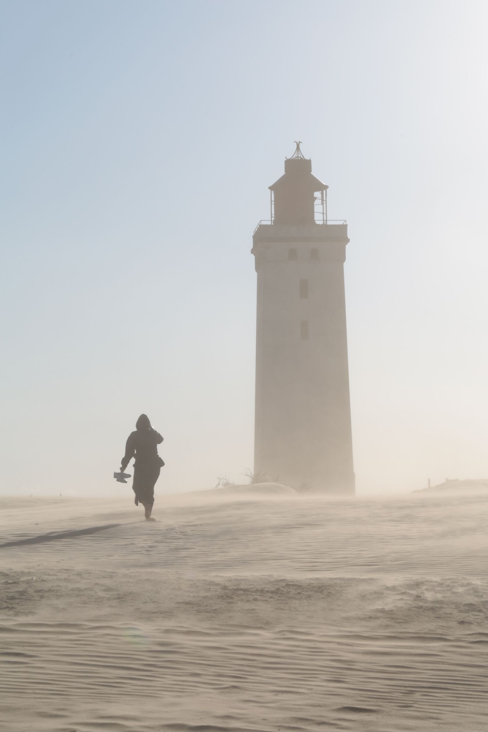 Rubjerg Knude Fyr: sand storm