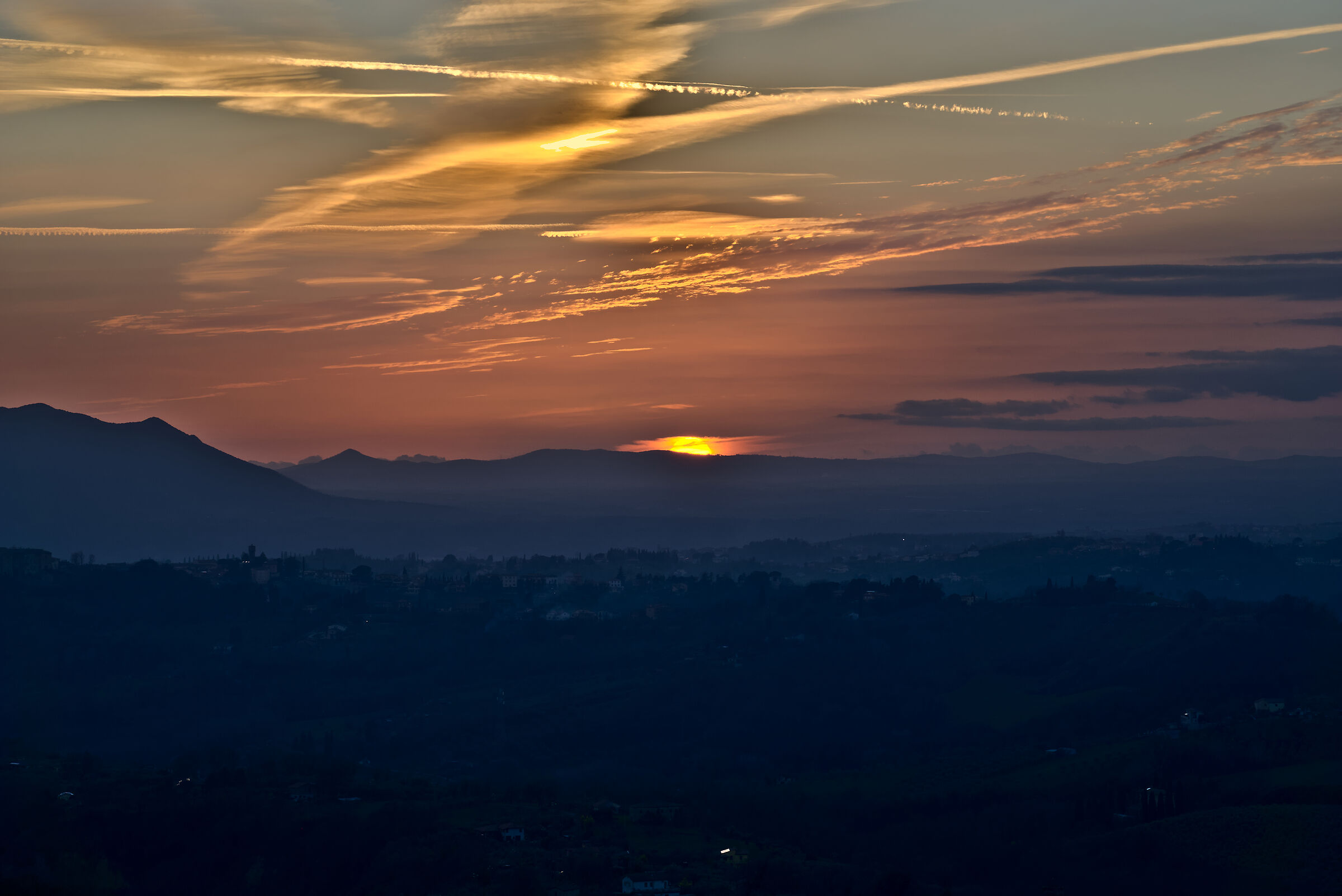 At the Sunset Time