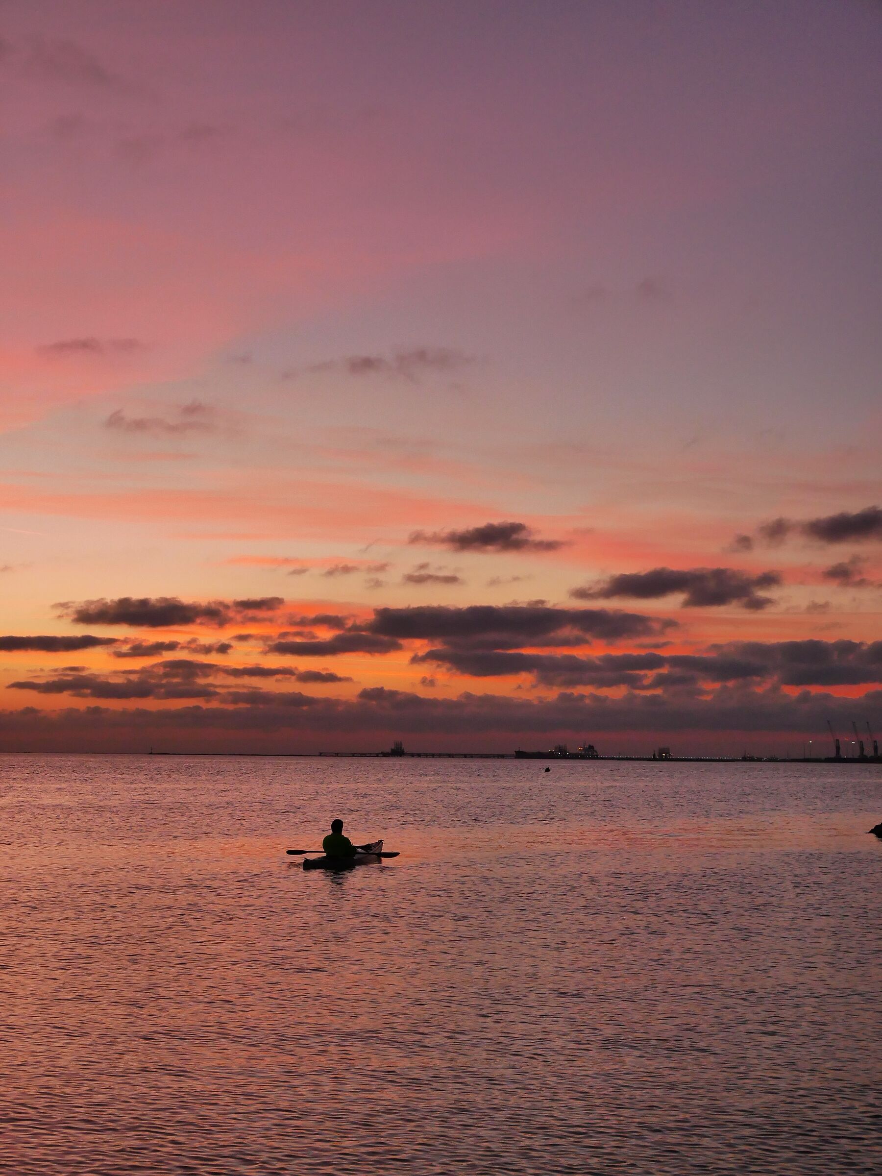 Sunset over the Mar Grande