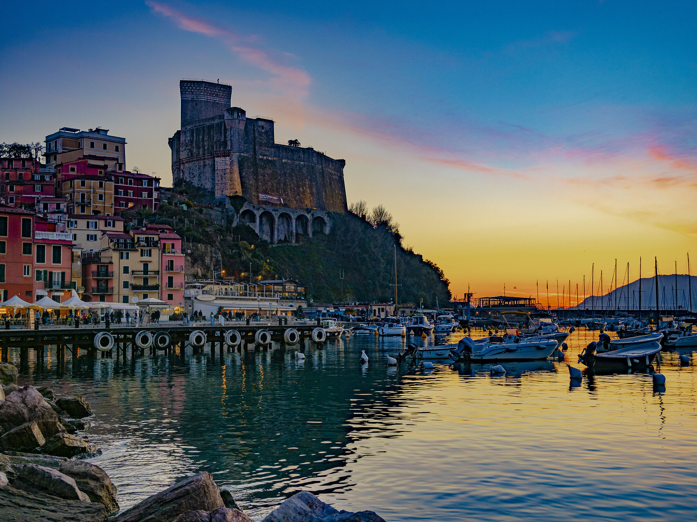 Lerici at sunset