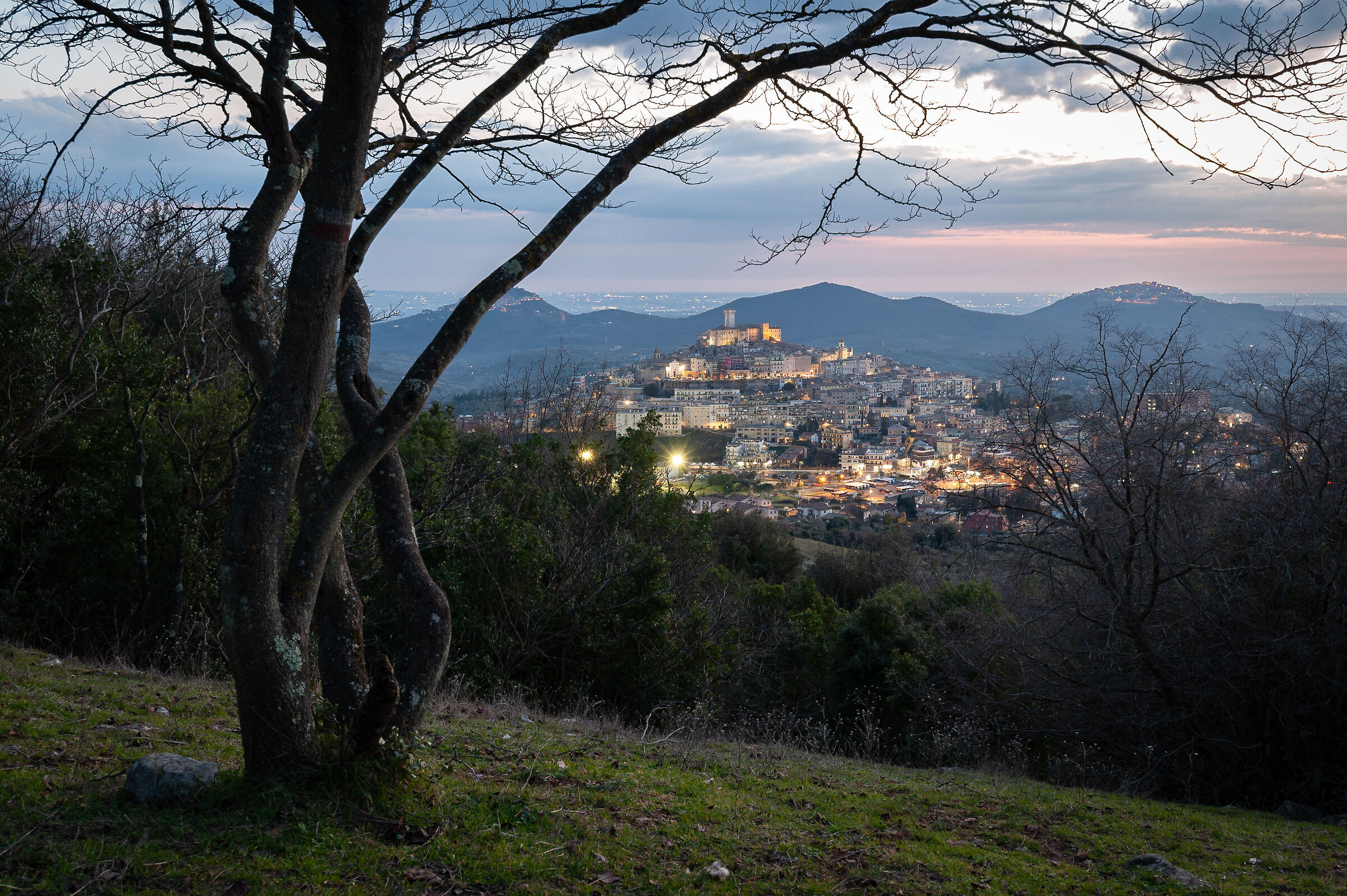 Palombara all'imbrunire...