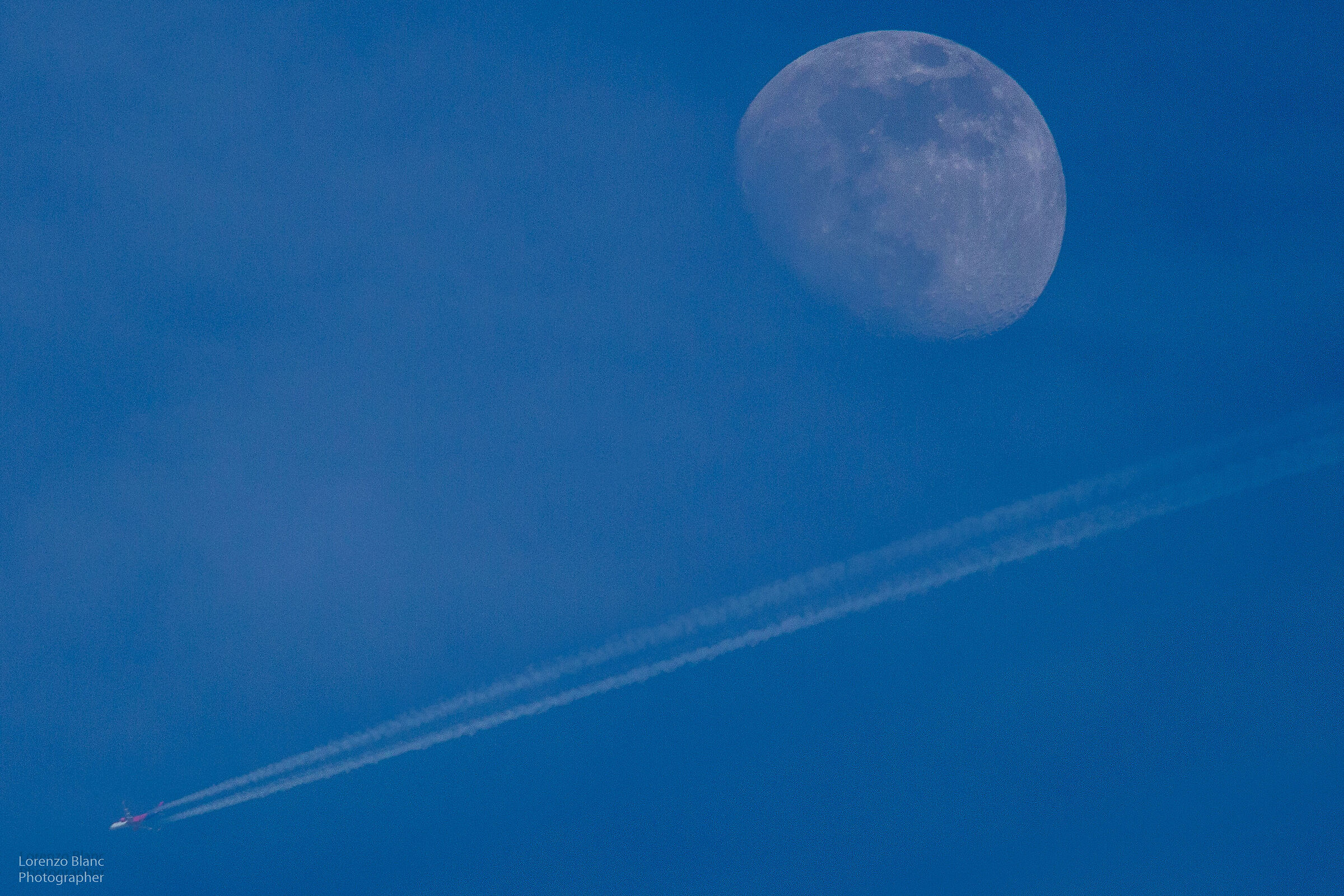 Moon and trails...