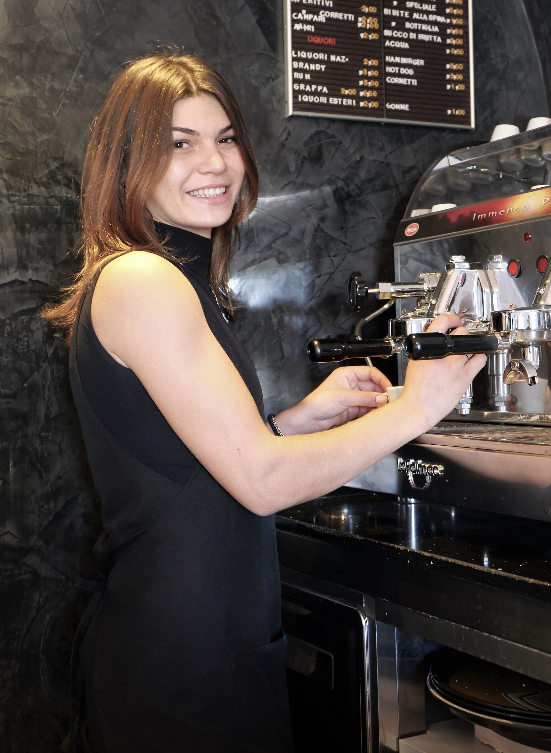 La Barista supplente!