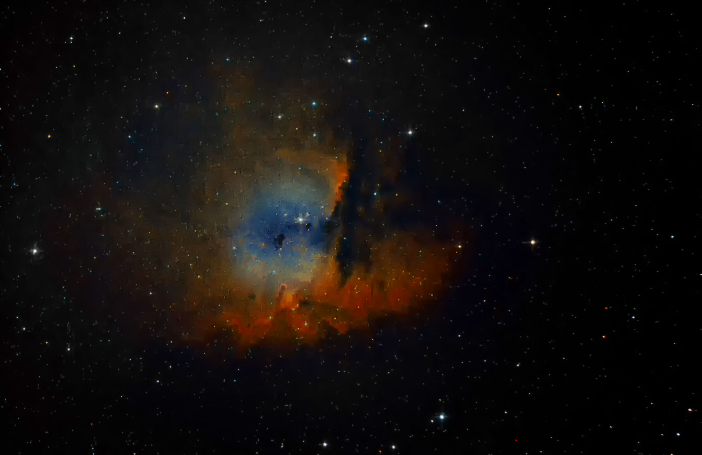 pacman nebula in cassiopeia