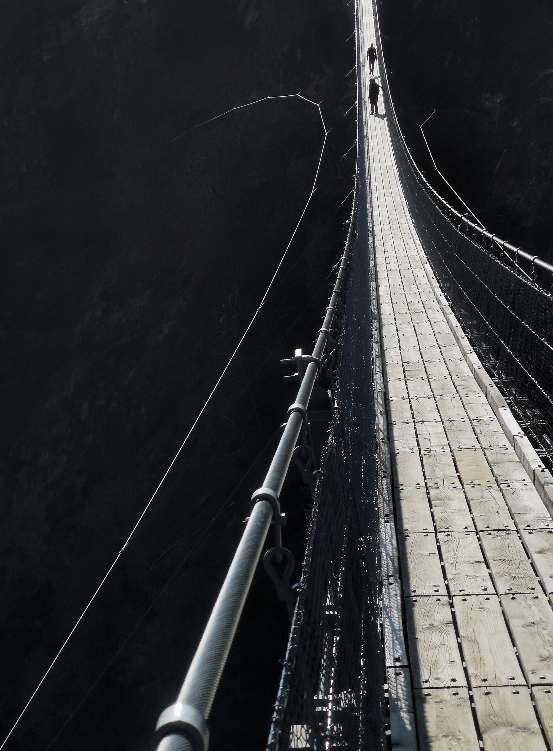 "Ponte Tibetano" Sementina / Monte Carasso