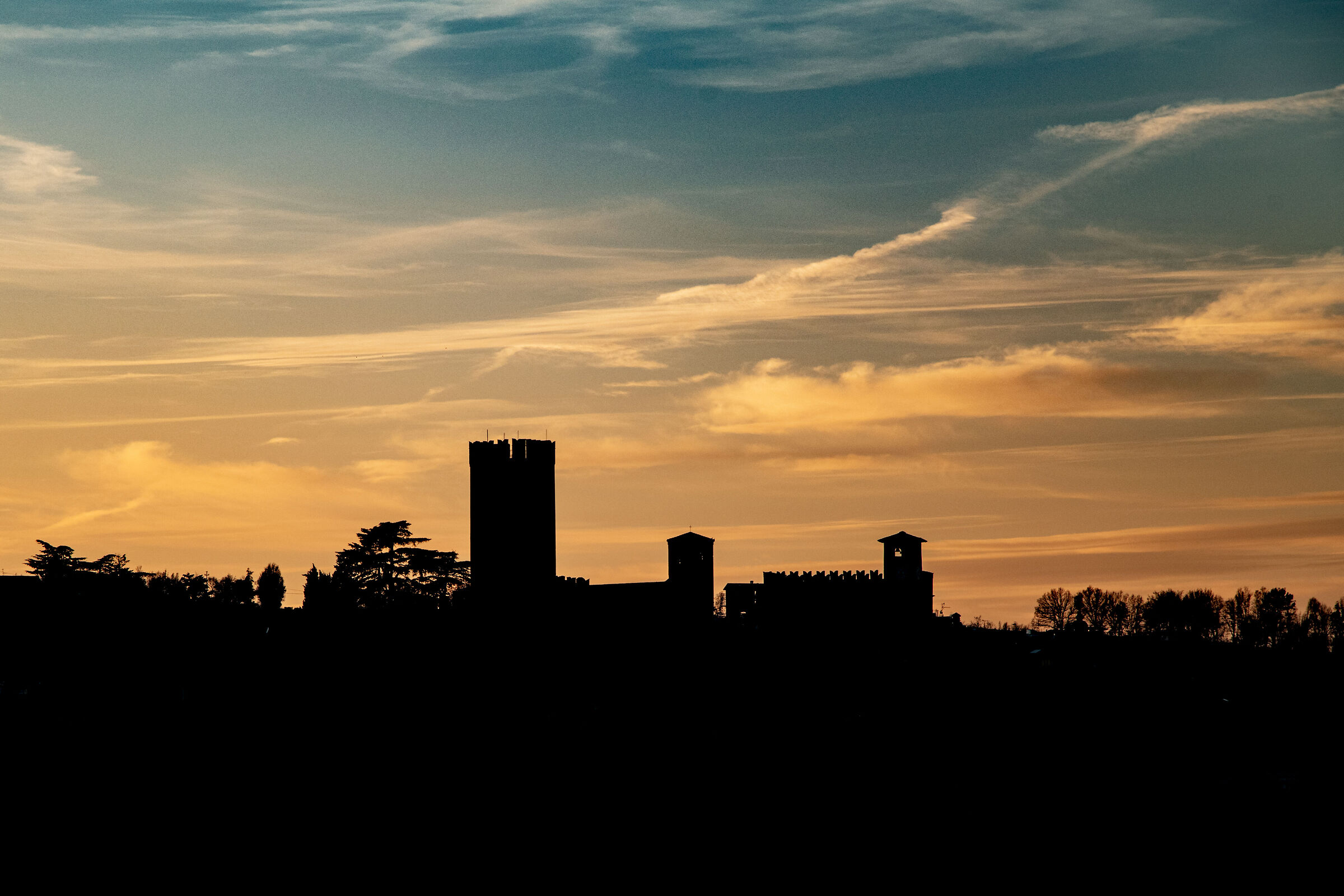 Silohuette di Castellarquato