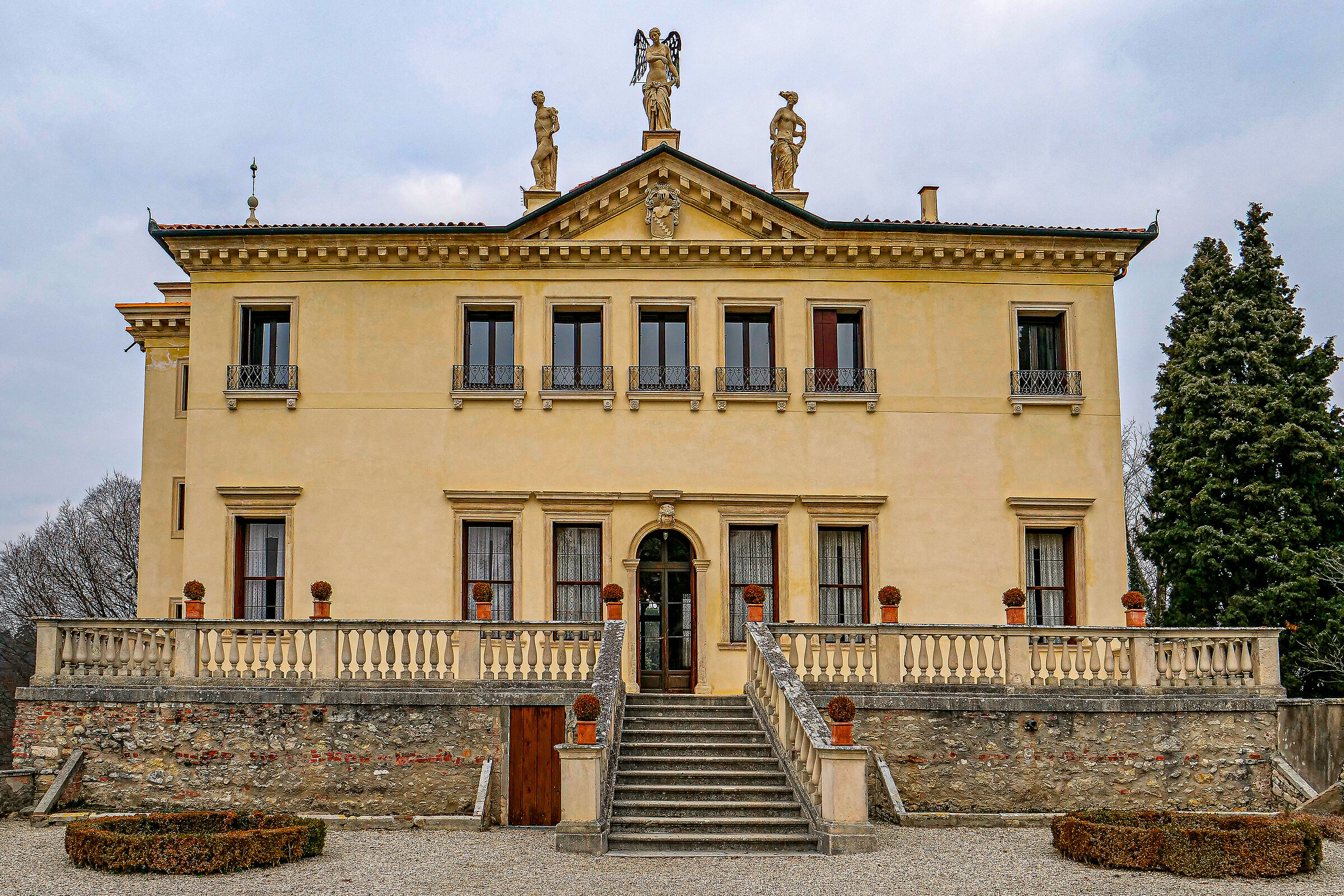 Villa Valmarana, veduta frontale della palazzina