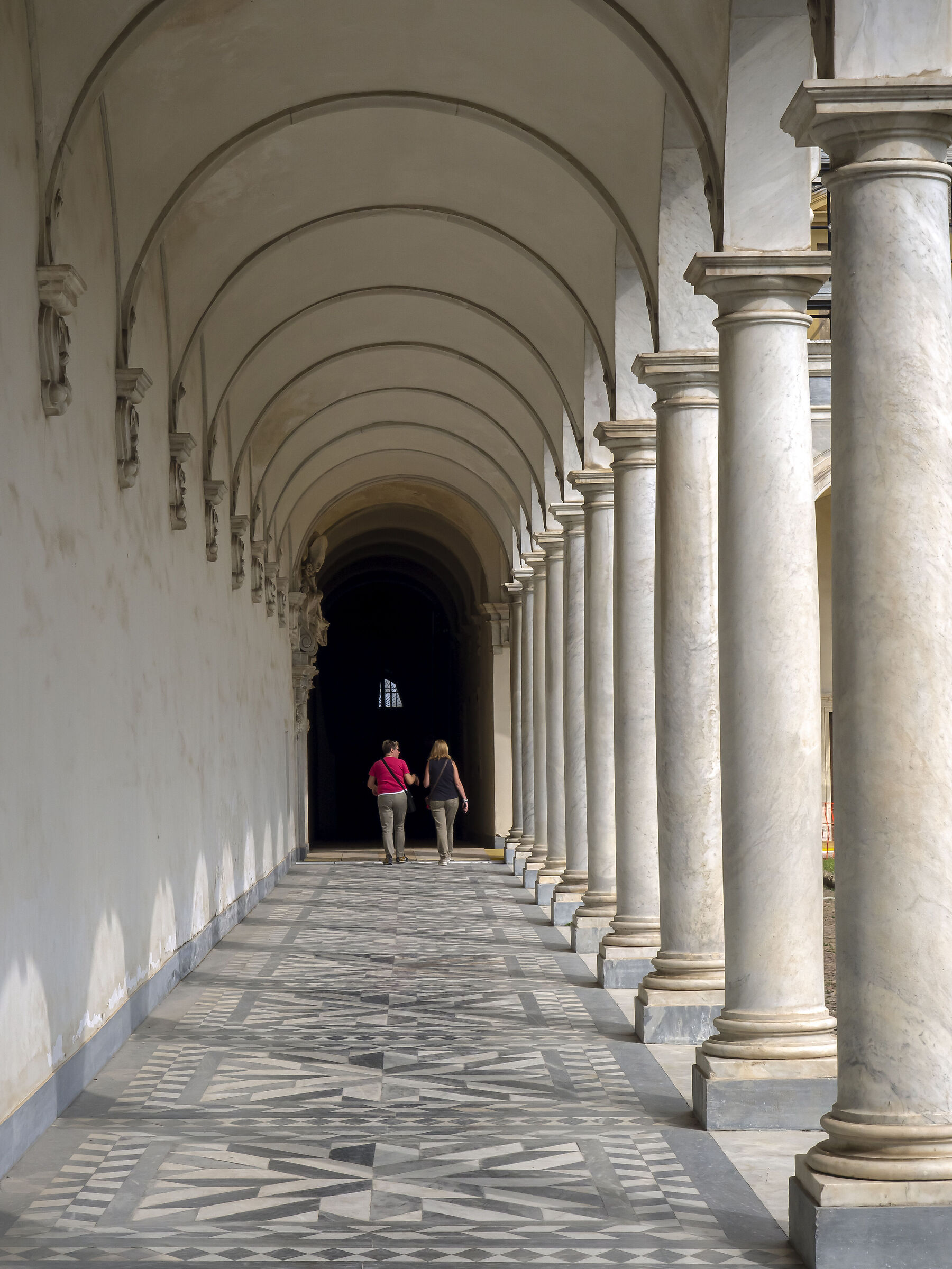 Naples Cloister S Martino - Colonnade
