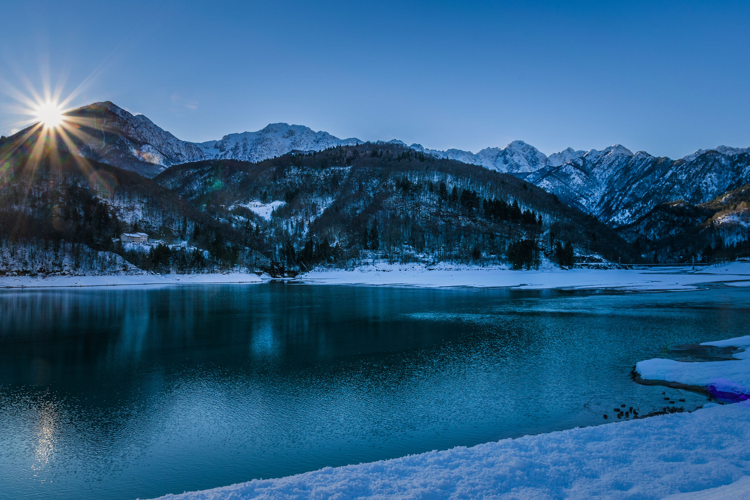 Winter lake