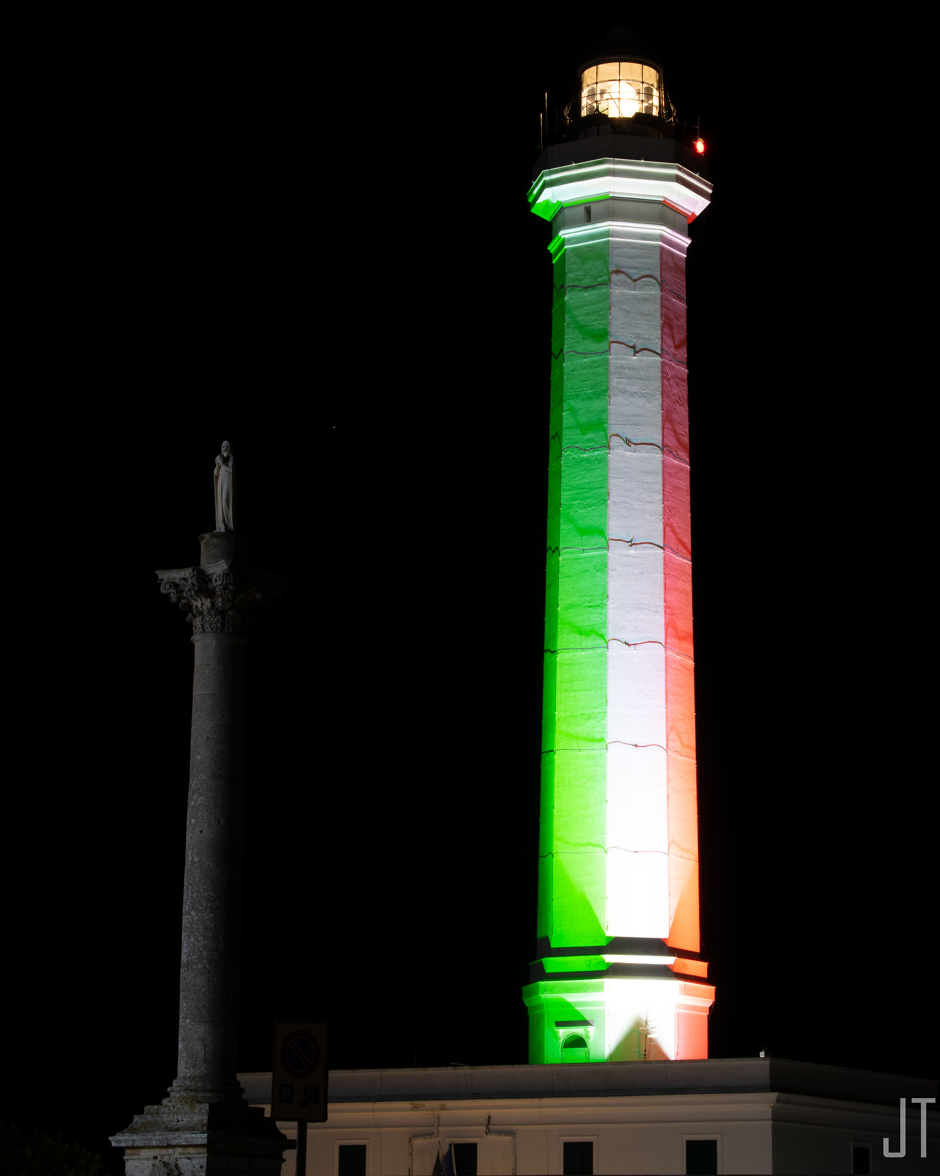 Tricolor Lighthouse. Santa Maria di Leuca (Salento)