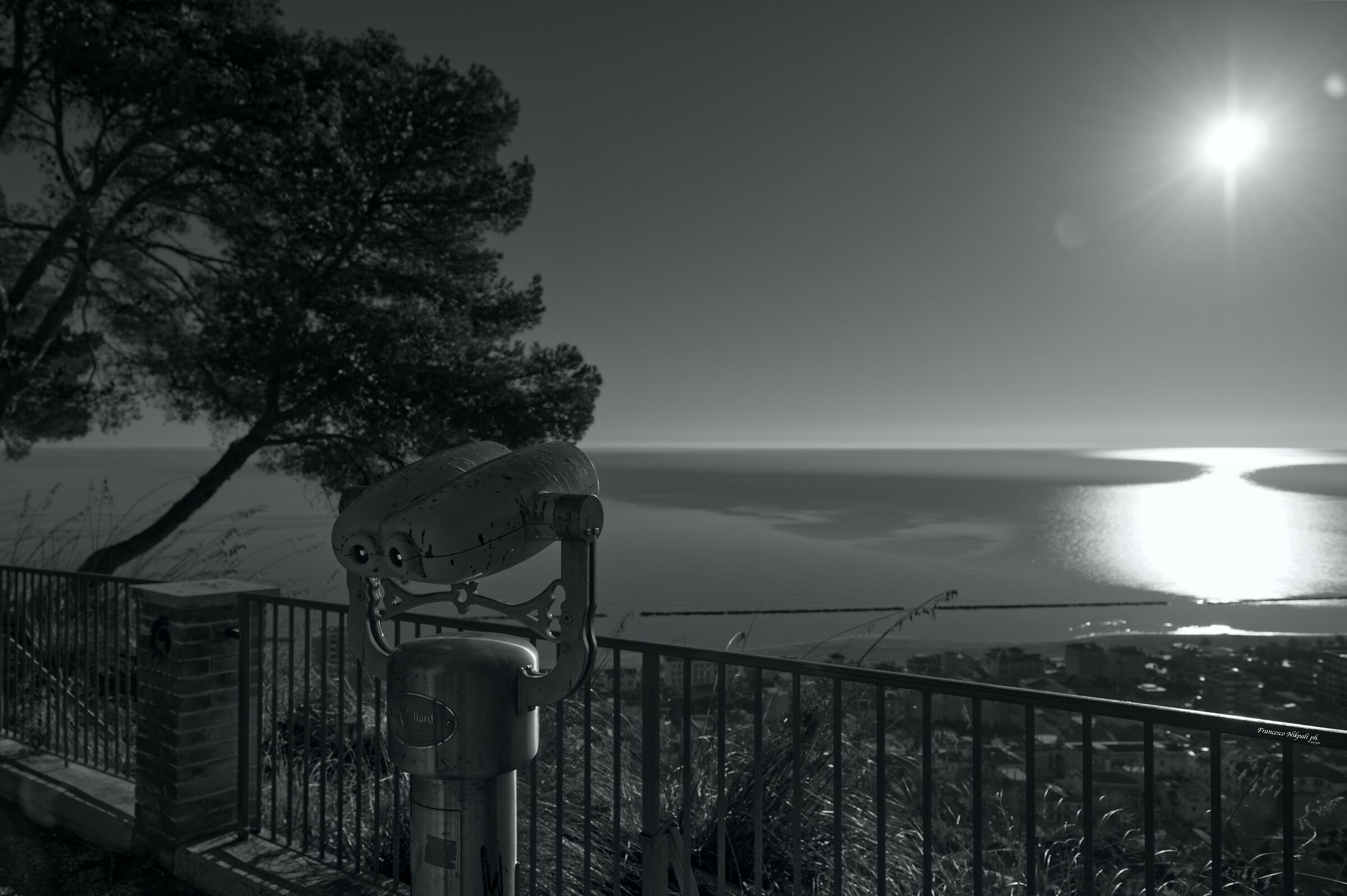 View from the high village of Grottammare