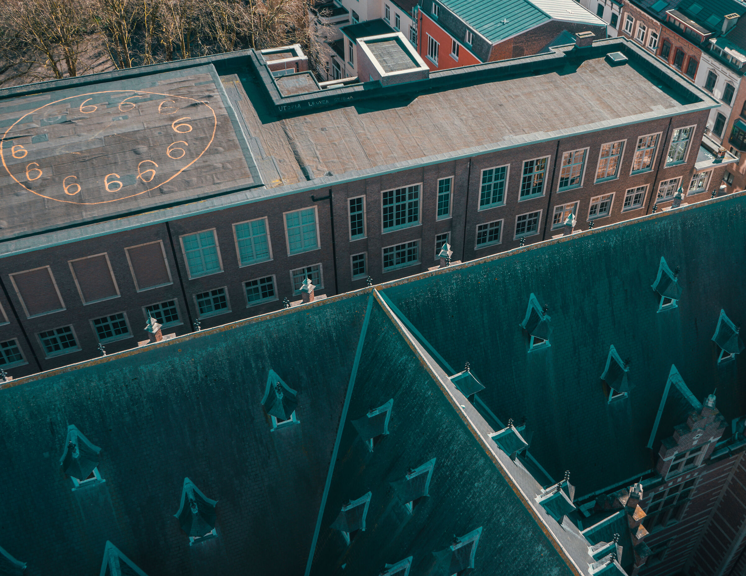 Lovanio dall'alto della torre in basso 66666