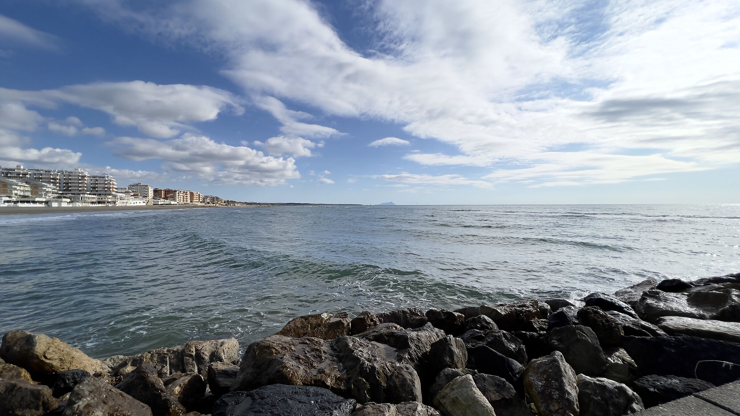 The mountain of Circeo, far away...