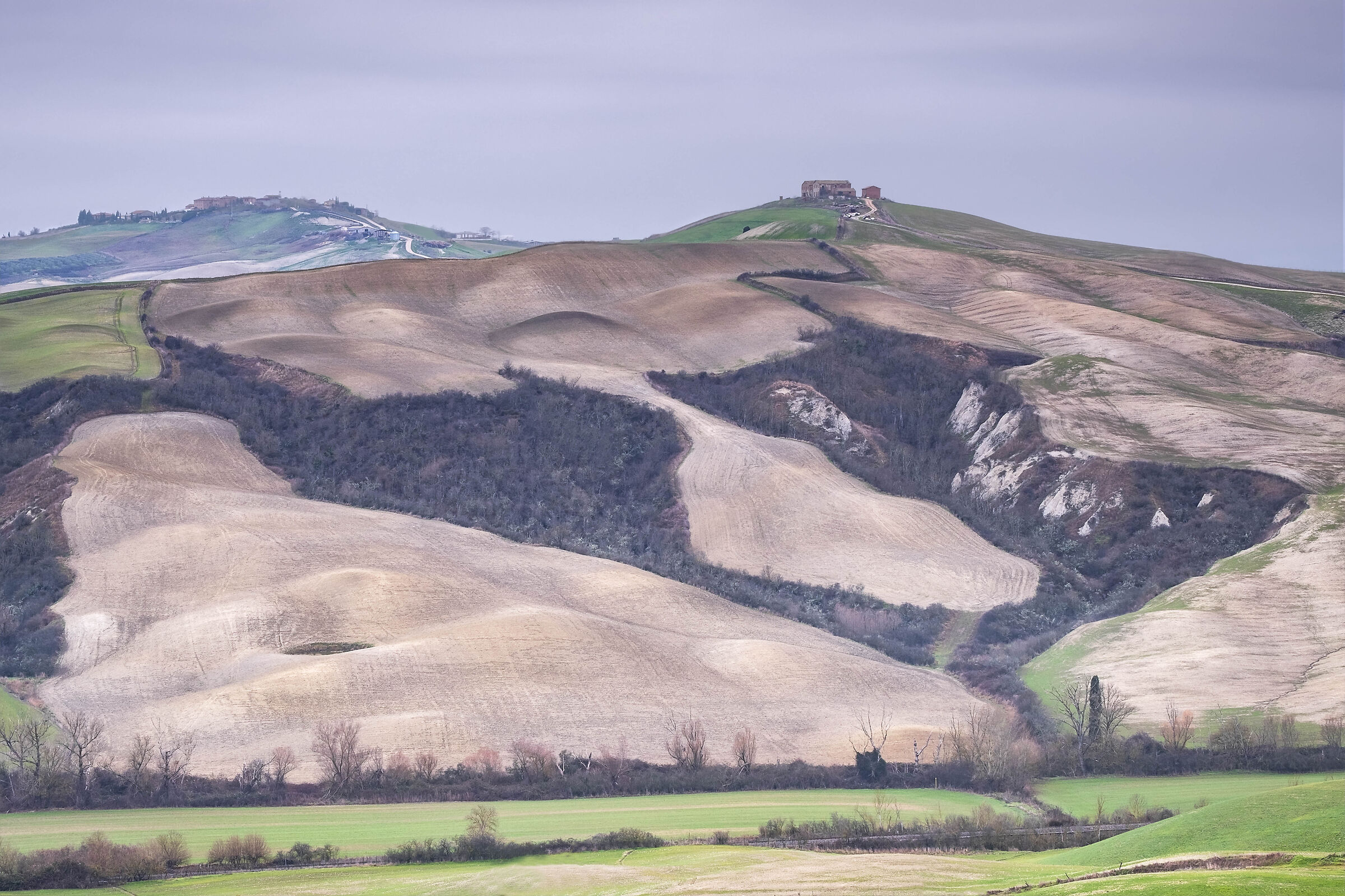 Clouds over the Crete Senesi