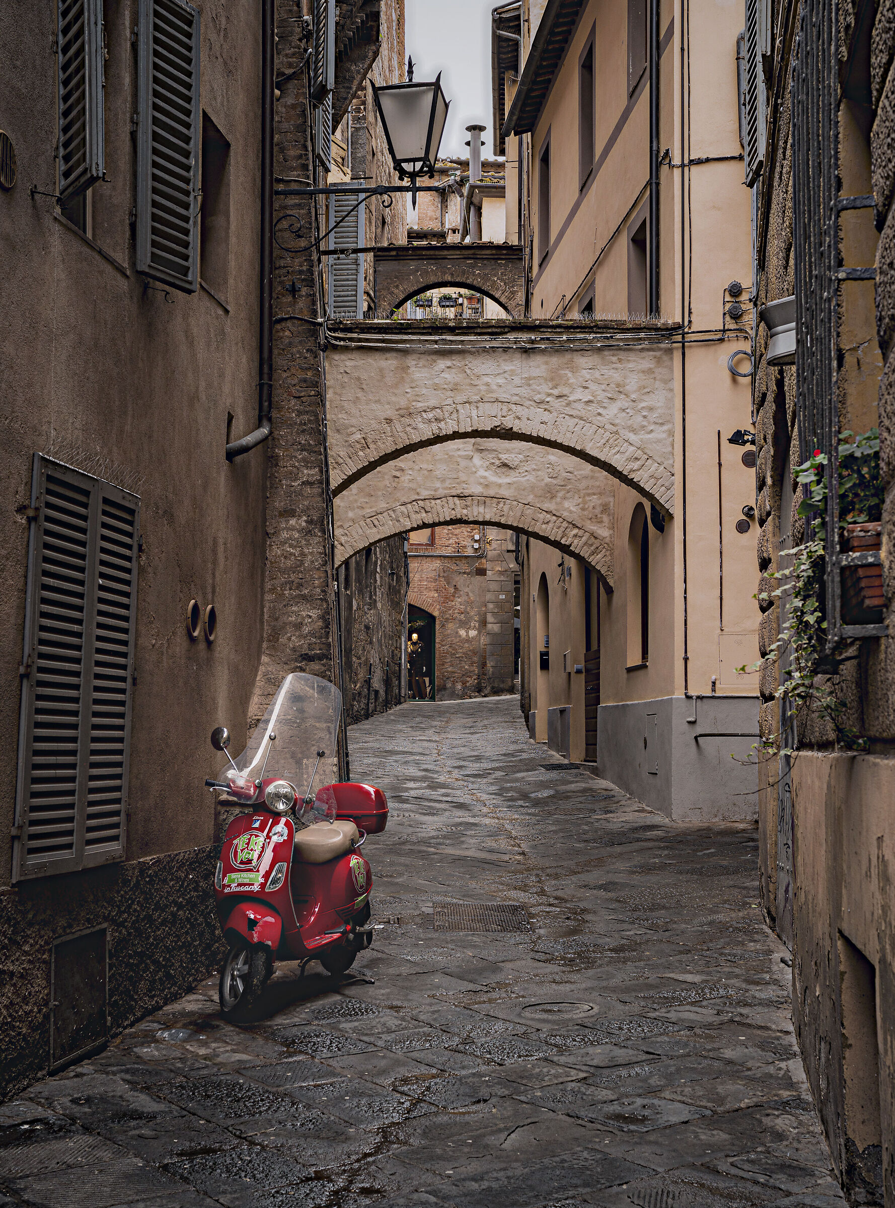 A street in Siena