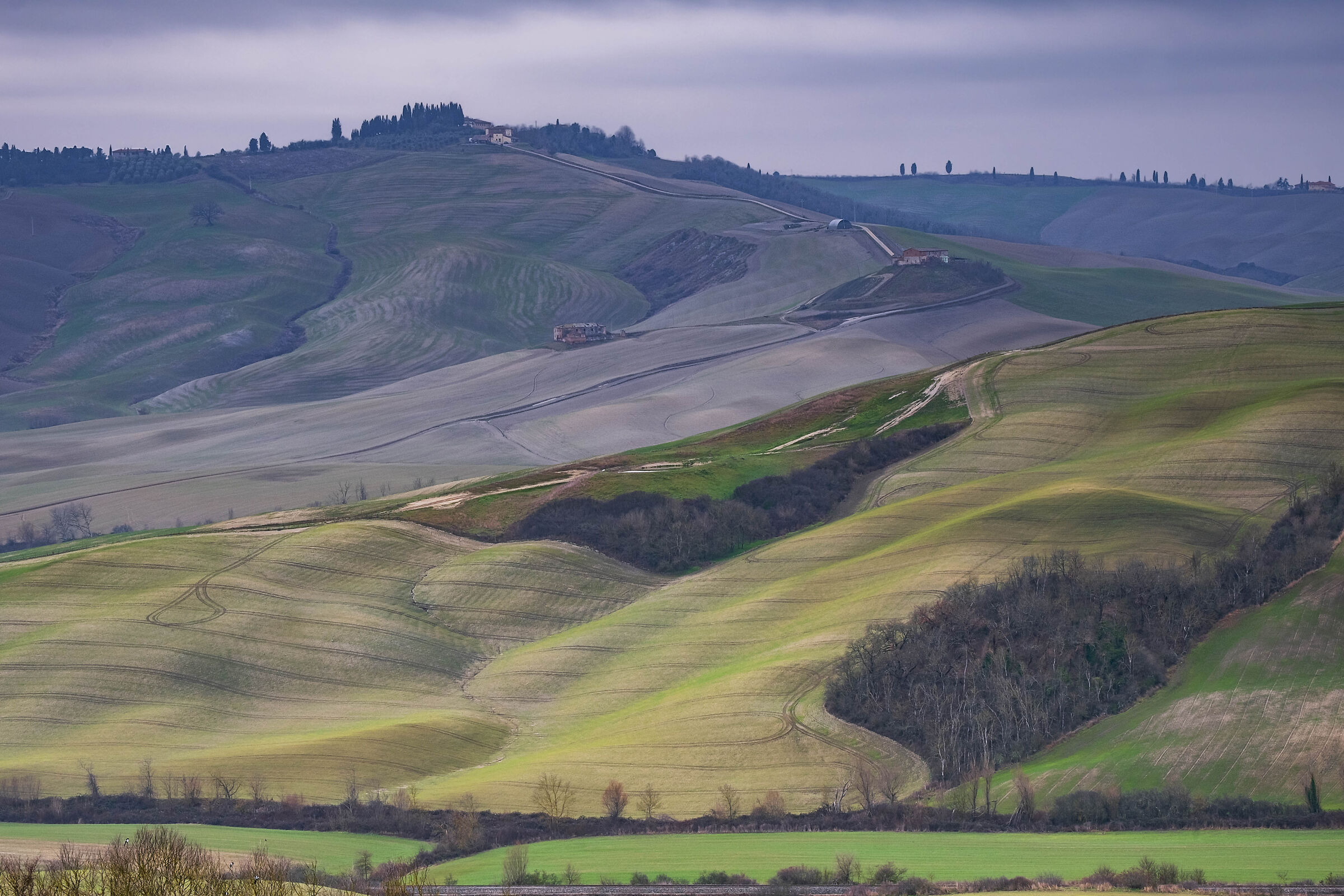 Nuvole sulle Crete Senesi