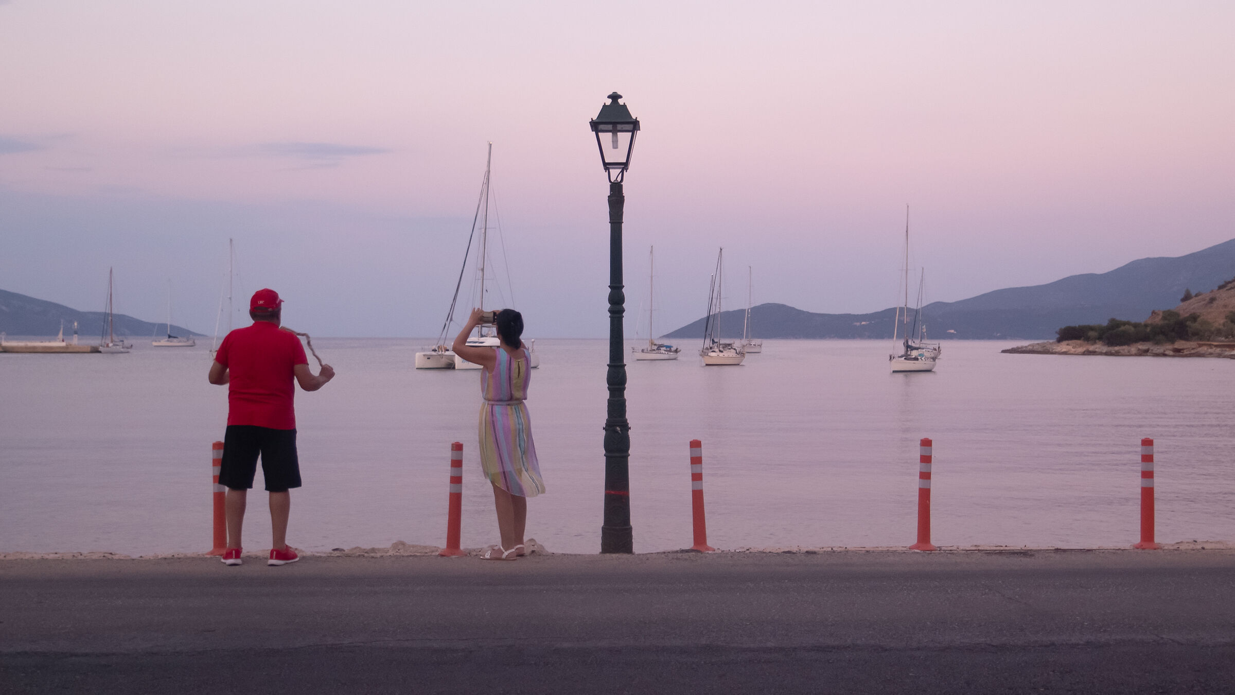 A photo at sunset...