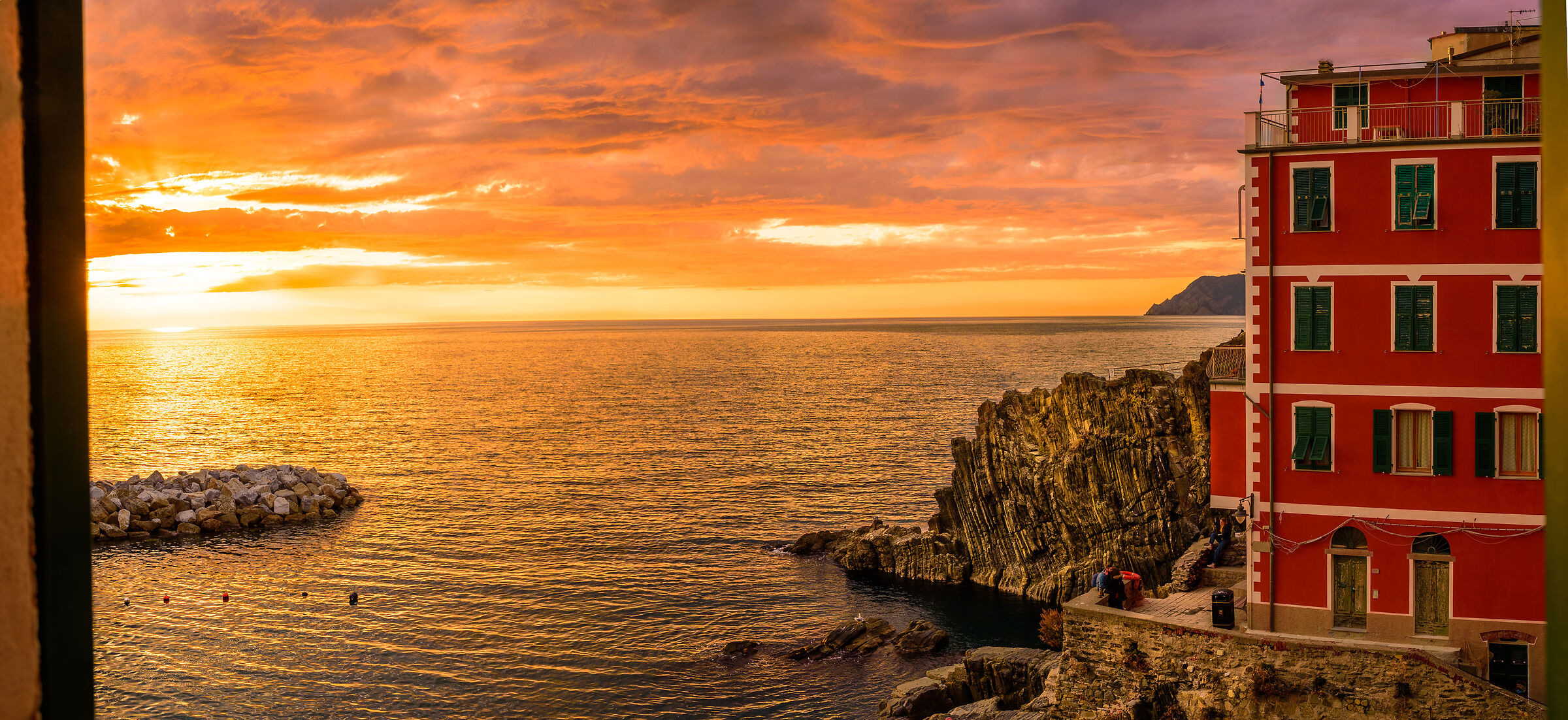 Tramonto a Riomaggiore