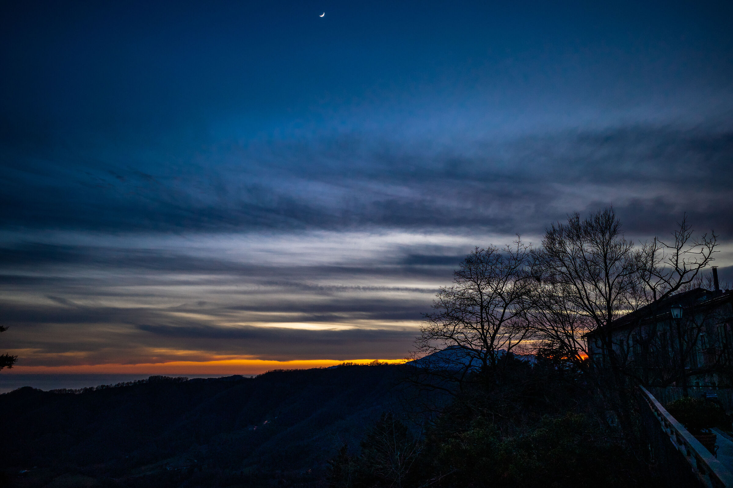 The hour that turns to the awake