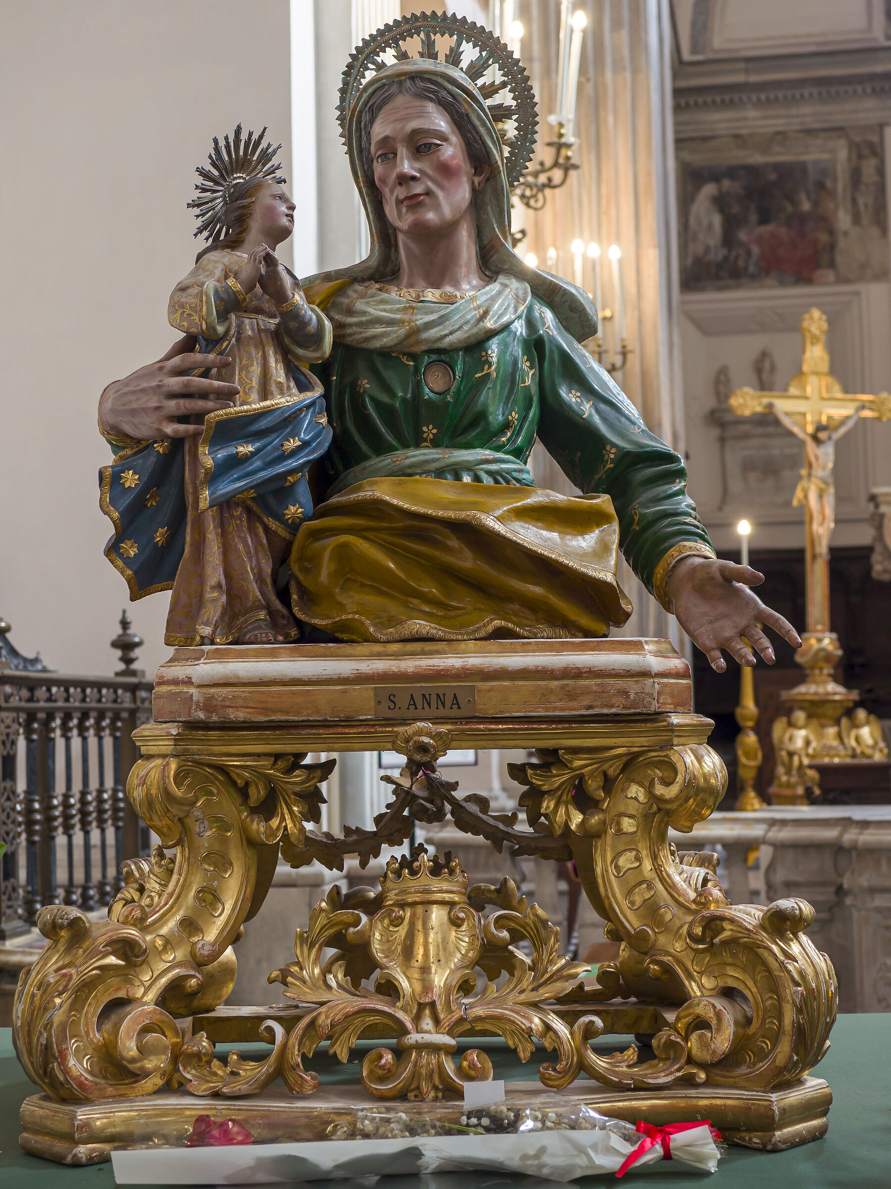 Busto S.Anna - Chiesa S.Anna dei Lombardi Napoli