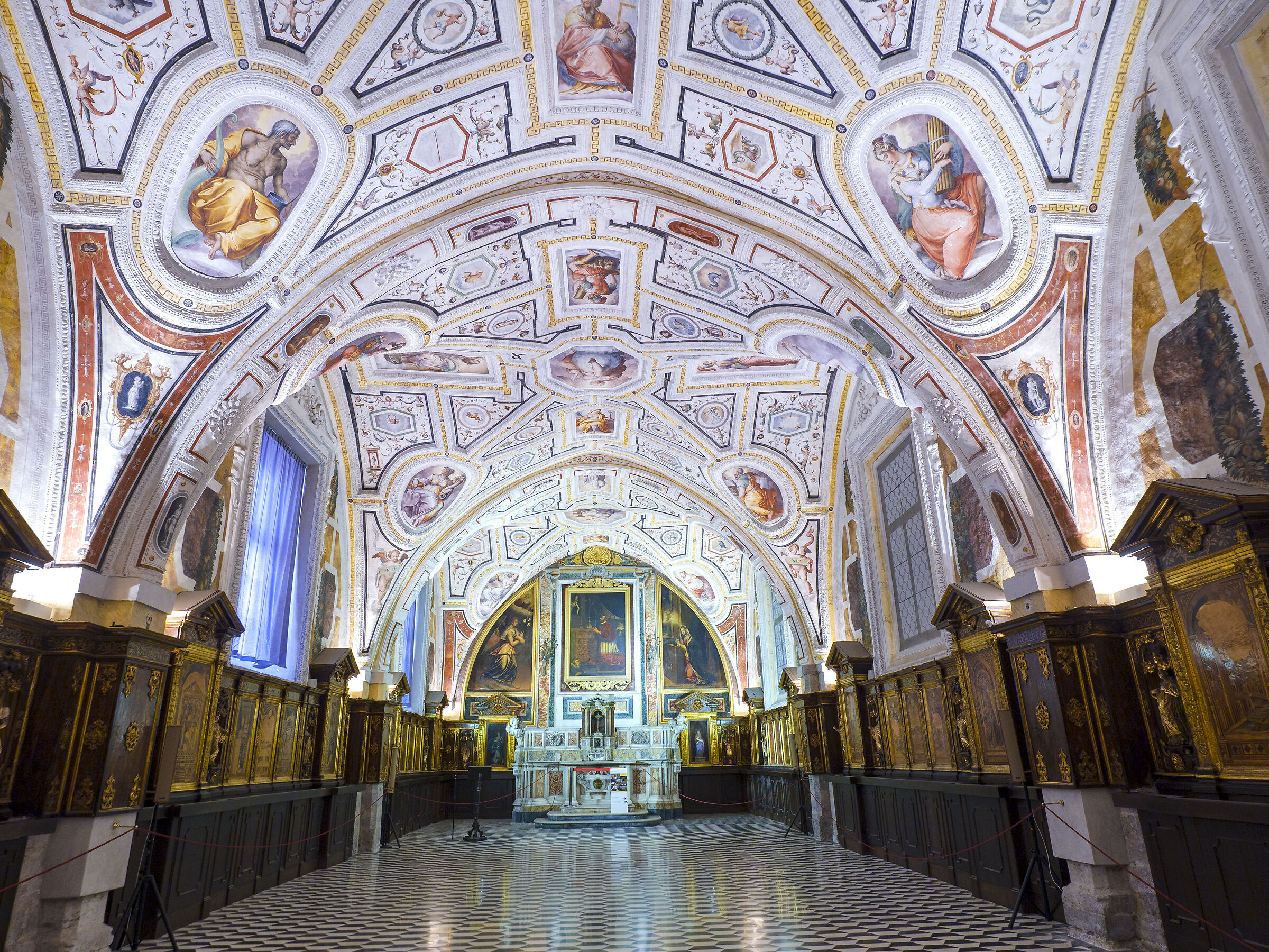Sagrestia Vecchia-del Vasari-S.Anna dei Lombardi Napoli