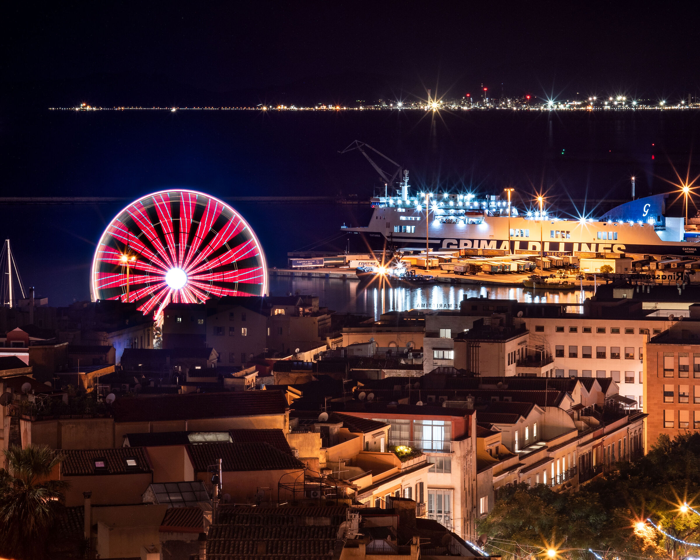 Veduta da bastione Santa Croce a Cagliari